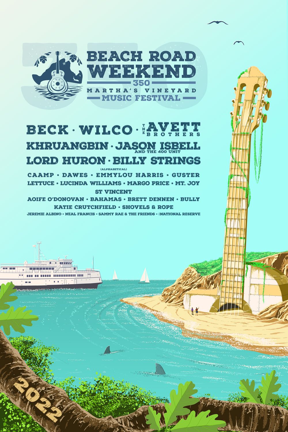Show poster for Beach Road Weekend in Martha's Vineyard