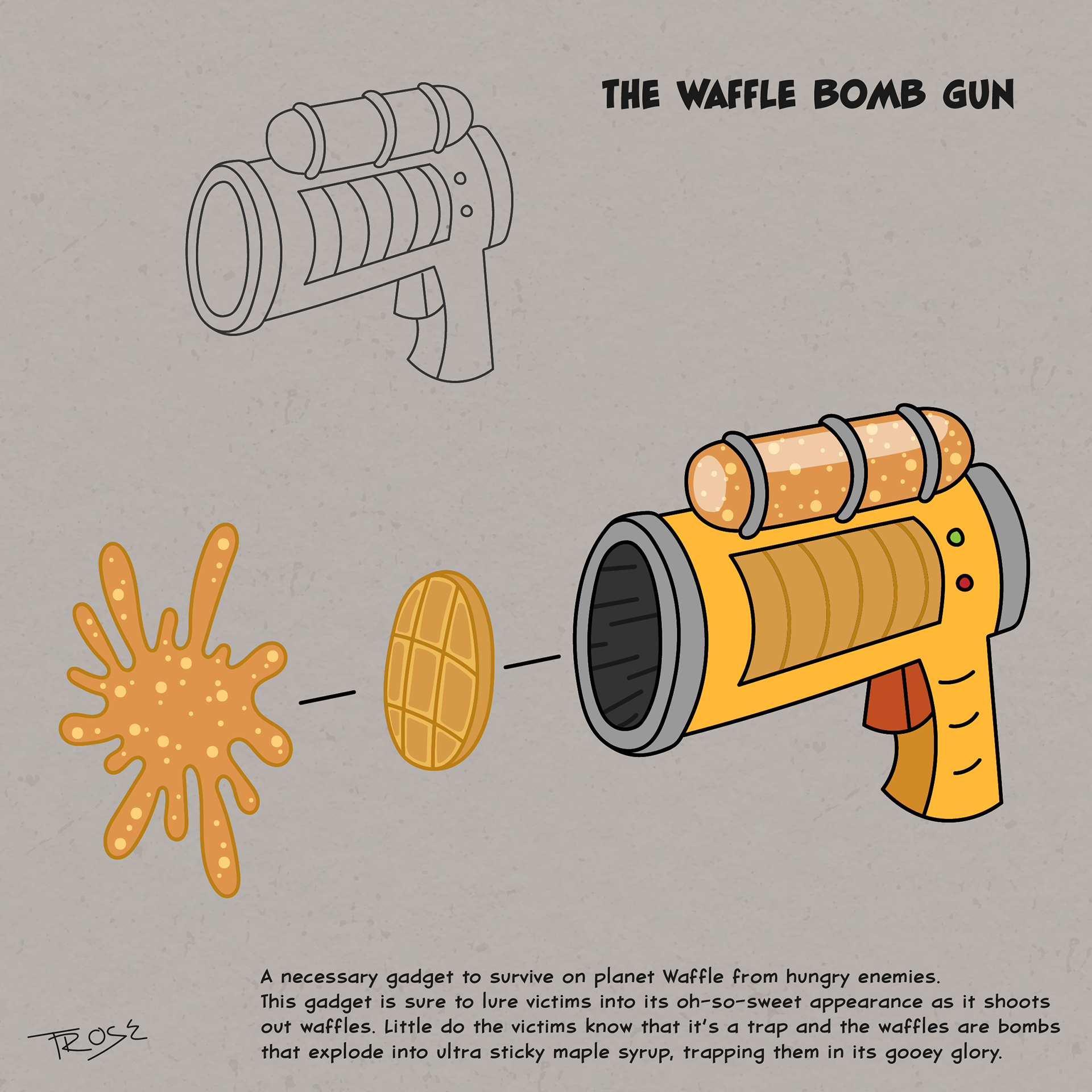 Prompt #2 'Gadgets in a cartoonish style' - Nickelodeon Summer of Animation Digital Art Contest22'