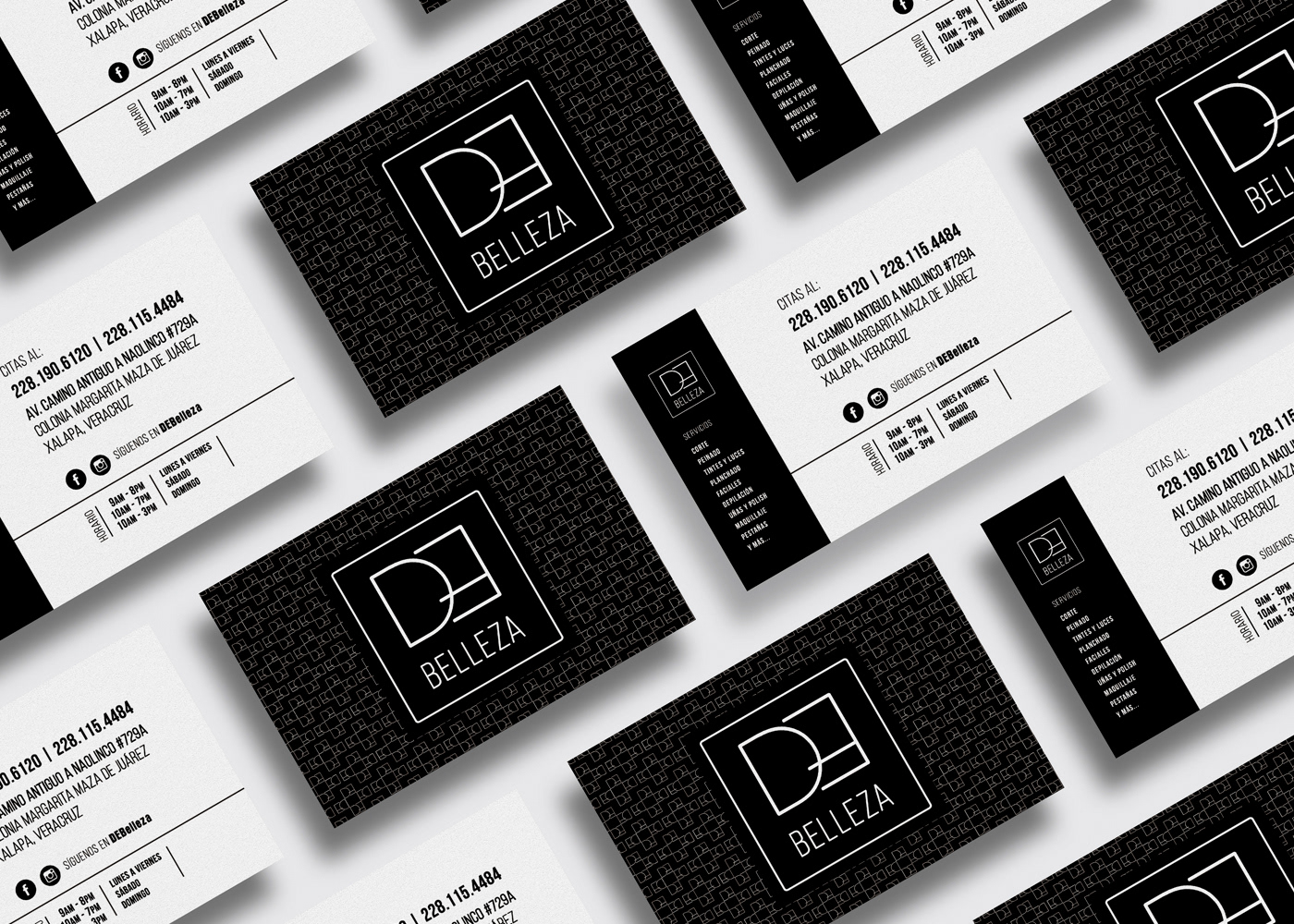 DE BELLEZA logo design