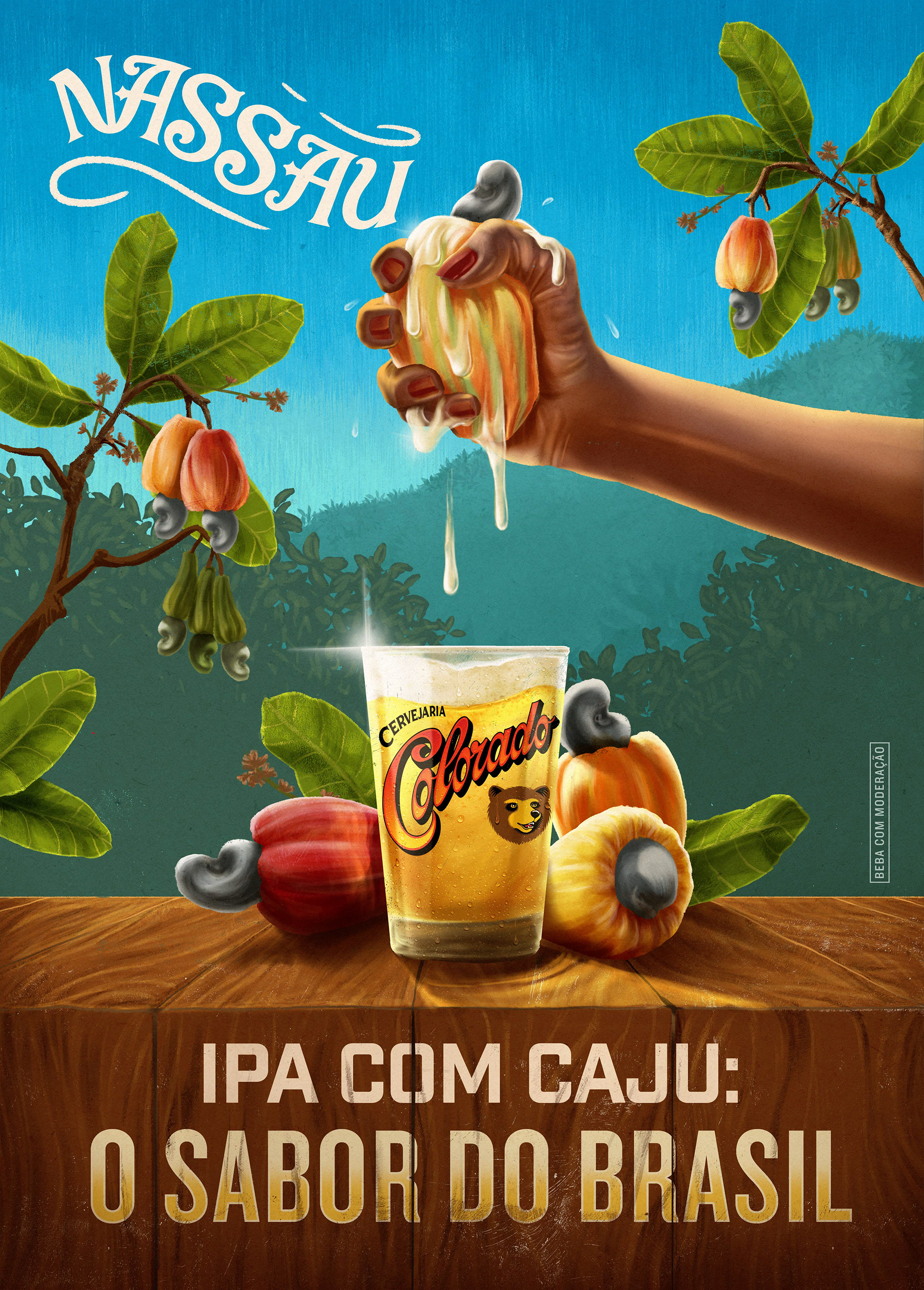 key vision in poster format created for the advertising campaign to relaunch Nassau beer, from Cervejaria Colorado. KV em formato de poster criado para campanha publicitária de relançamento da cerveja Nassau, da Cervejaria Colorado. Visión clave en formato cartel creado para la campaña publicitaria de relanzamiento de la cerveza Nassau, de Cervejaria Colorado. vision clé sous forme d'affiche créée pour la campagne publicitaire de relance de la bière Nassau, de Cervejaria Colorado. nøkkelvisjon i plakatformat laget for reklamekampanjen for å relansere Nassau-øl, fra Cervejaria Colorado. 为重新推出来自科罗拉多州 Cervejaria 的 Nassau 啤酒的广告活动而设计的海报格式的关键愿景。コロラド州セルベジャリアのナッソービールを再発売するための広告キャンペーン用に作成されたポスター形式の主要なビジョン。Cervejaria Colorado의 Nassau 맥주 재출시를 위한 광고 캠페인을 위해 제작된 포스터 형식의 주요 비전입니다.