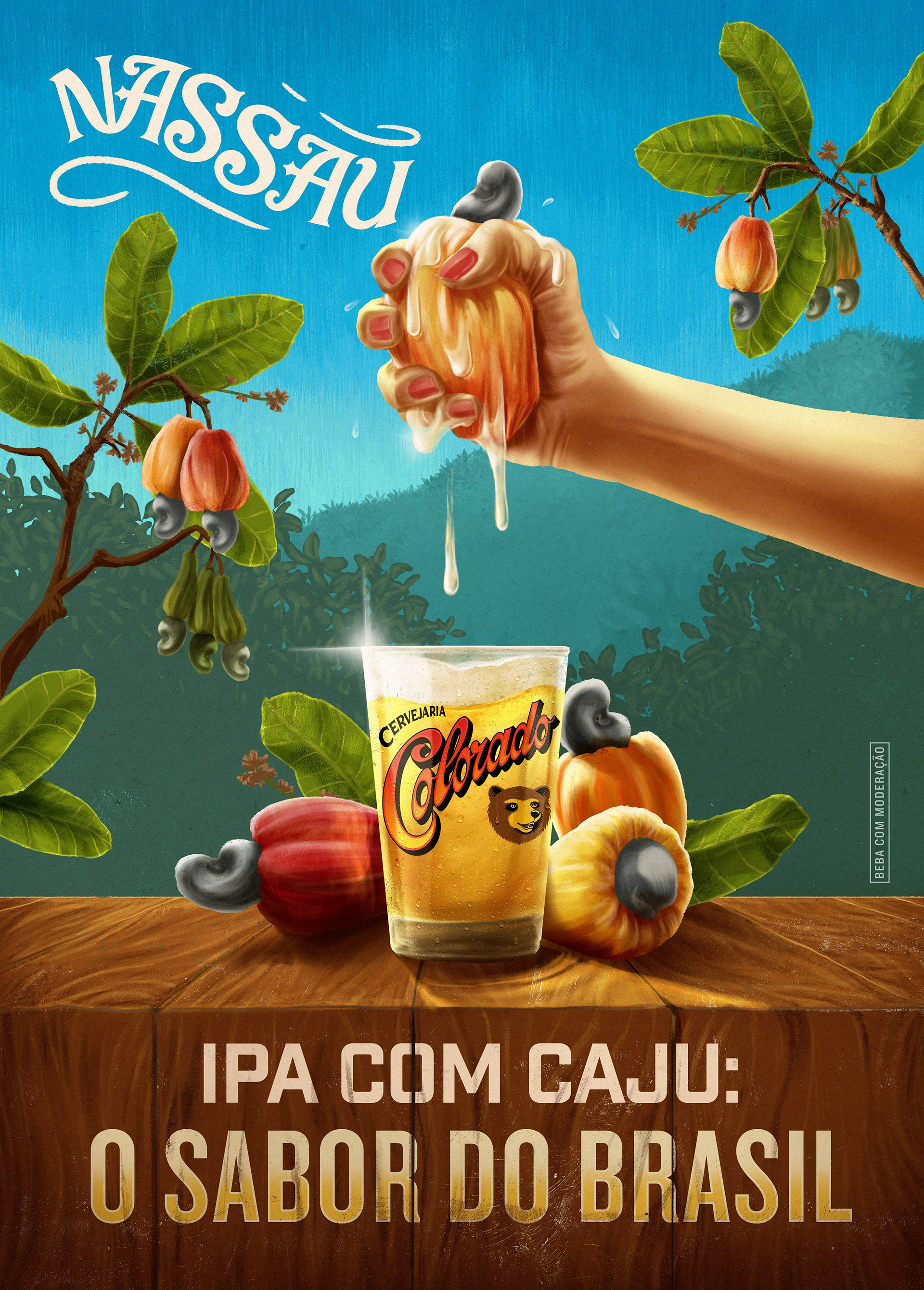 key vision in poster format created for the advertising campaign to relaunch Nassau beer, from Cervejaria Colorado. KV em formato de poster criado para campanha publicitária de relançamento da cerveja Nassau, da Cervejaria Colorado. Visión clave en formato cartel creado para la campaña publicitaria de relanzamiento de la cerveza Nassau, de Cervejaria Colorado. vision clé sous forme d'affiche créée pour la campagne publicitaire de relance de la bière Nassau, de Cervejaria Colorado. nøkkelvisjon i plakatformat laget for reklamekampanjen for å relansere Nassau-øl, fra Cervejaria Colorado. 为重新推出来自科罗拉多州 Cervejaria 的 Nassau 啤酒的广告活动而设计的海报格式的关键愿景。コロラド州セルベジャリアのナッソービールを再発売するための広告キャンペーン用に作成されたポスター形式の主要なビジョン。Cervejaria Colorado의 Nassau 맥주 재출시를 위한 광고 캠페인을 위해 제작된 포스터 형식의 주요 비전입니다.