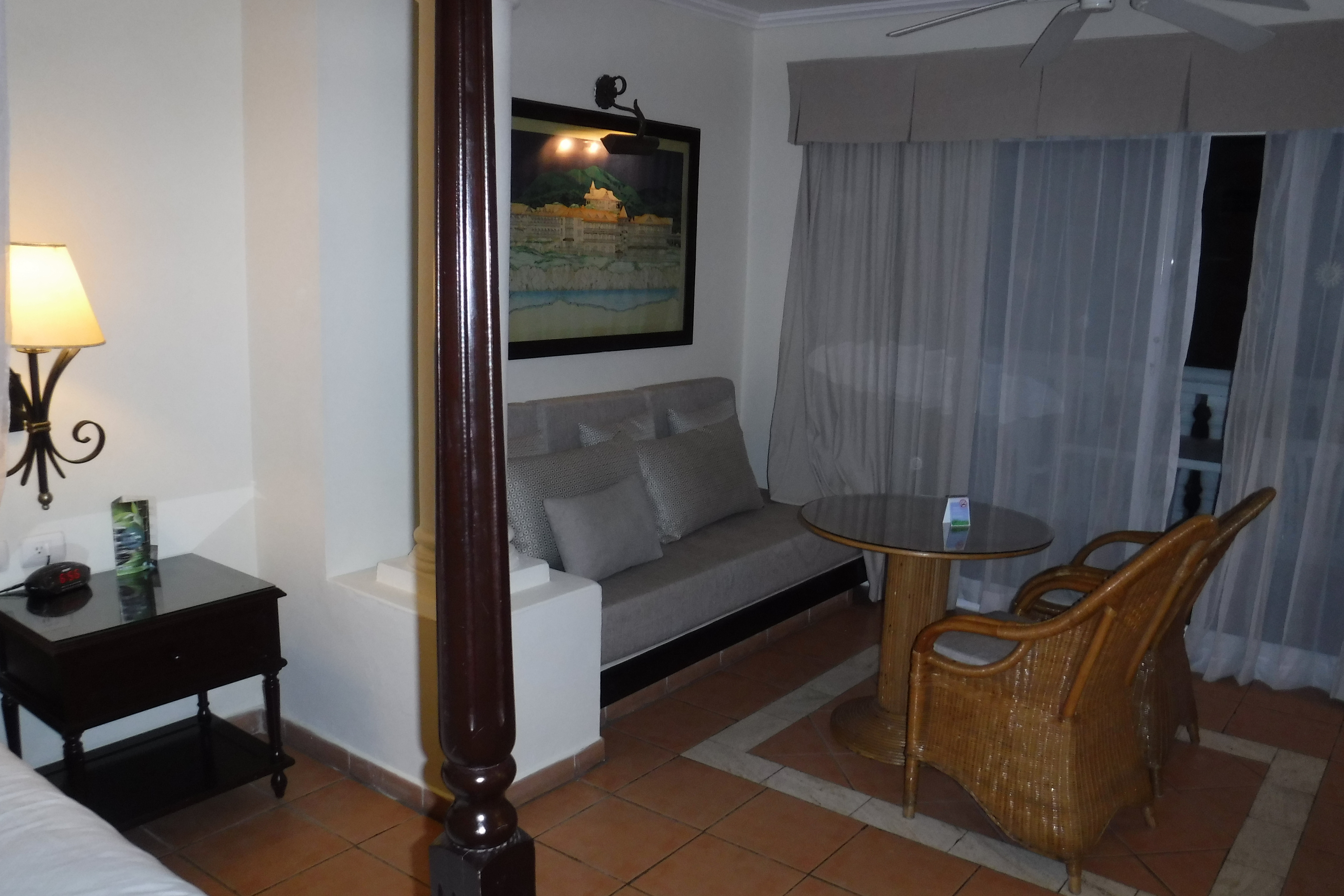 Sitting area of our room 