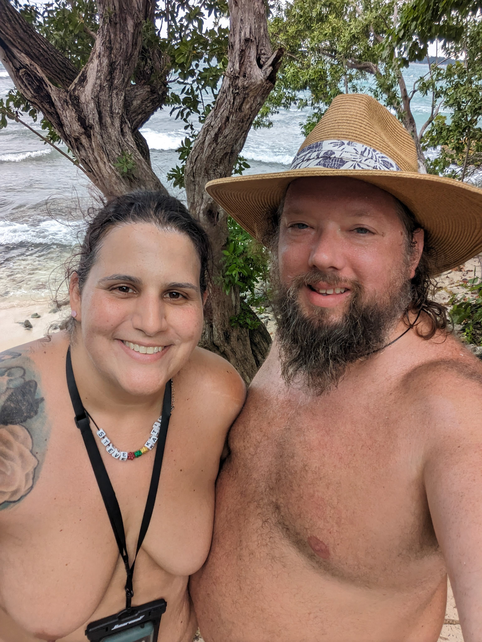 Picture from the other side of the island (it's like a one block walk at most) 