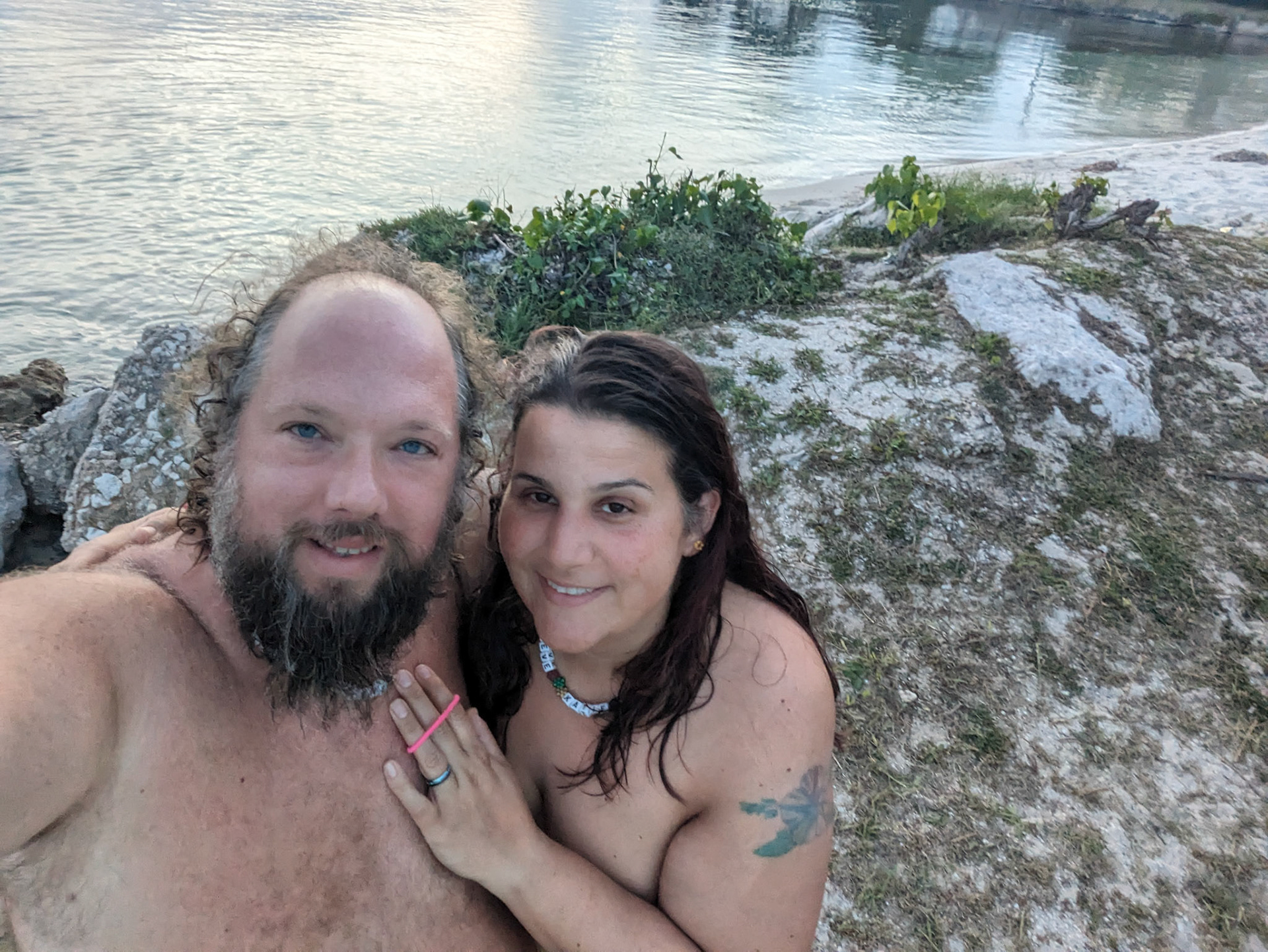 Waiting for the sun to set