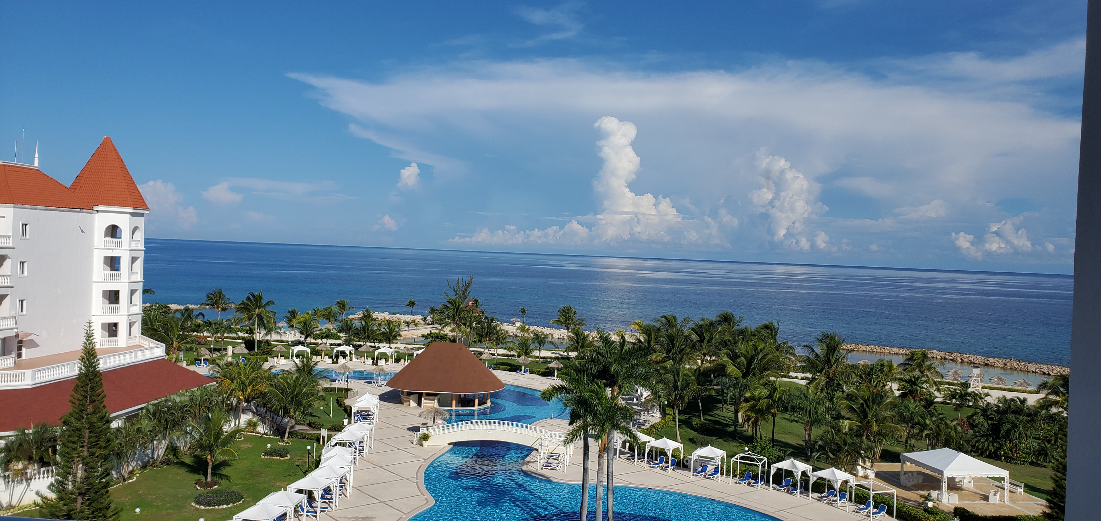 View from our balcony