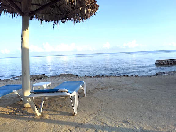 View facing north on the nude beach
