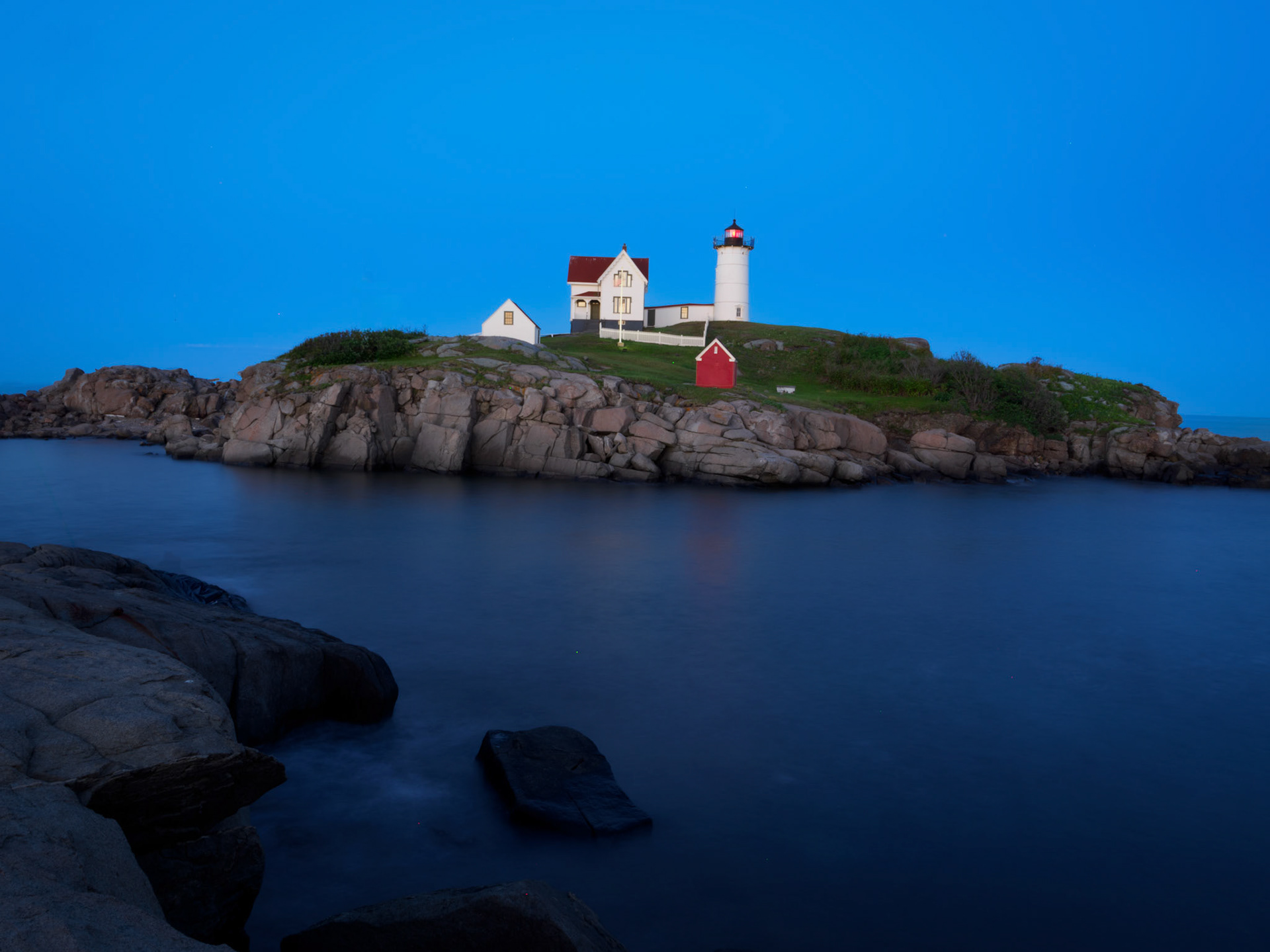 Nubble Lighthouse in York, Maine