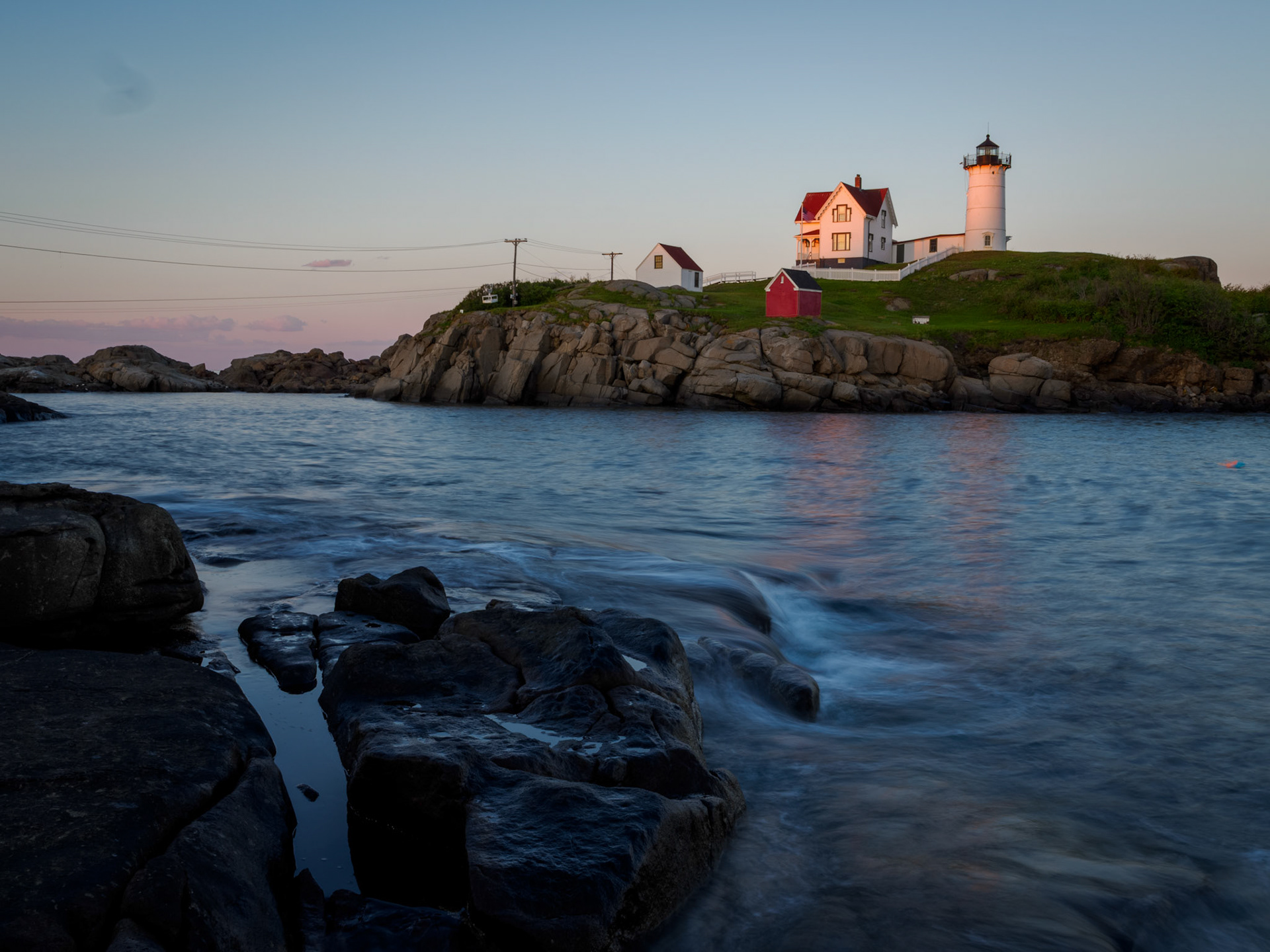 Nubble Lighthouse in York, Maine