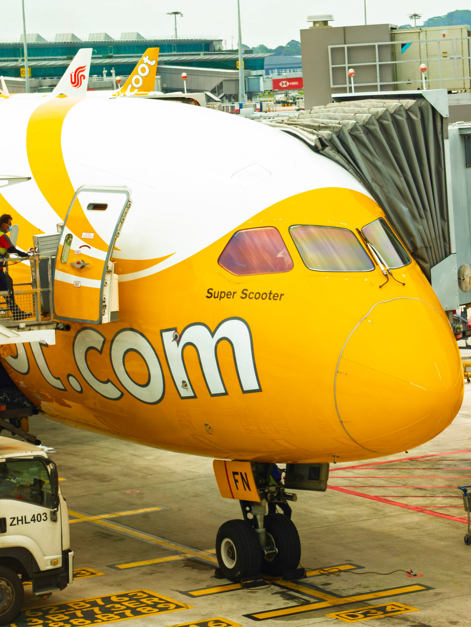 Cute Plane taken to Bangkok