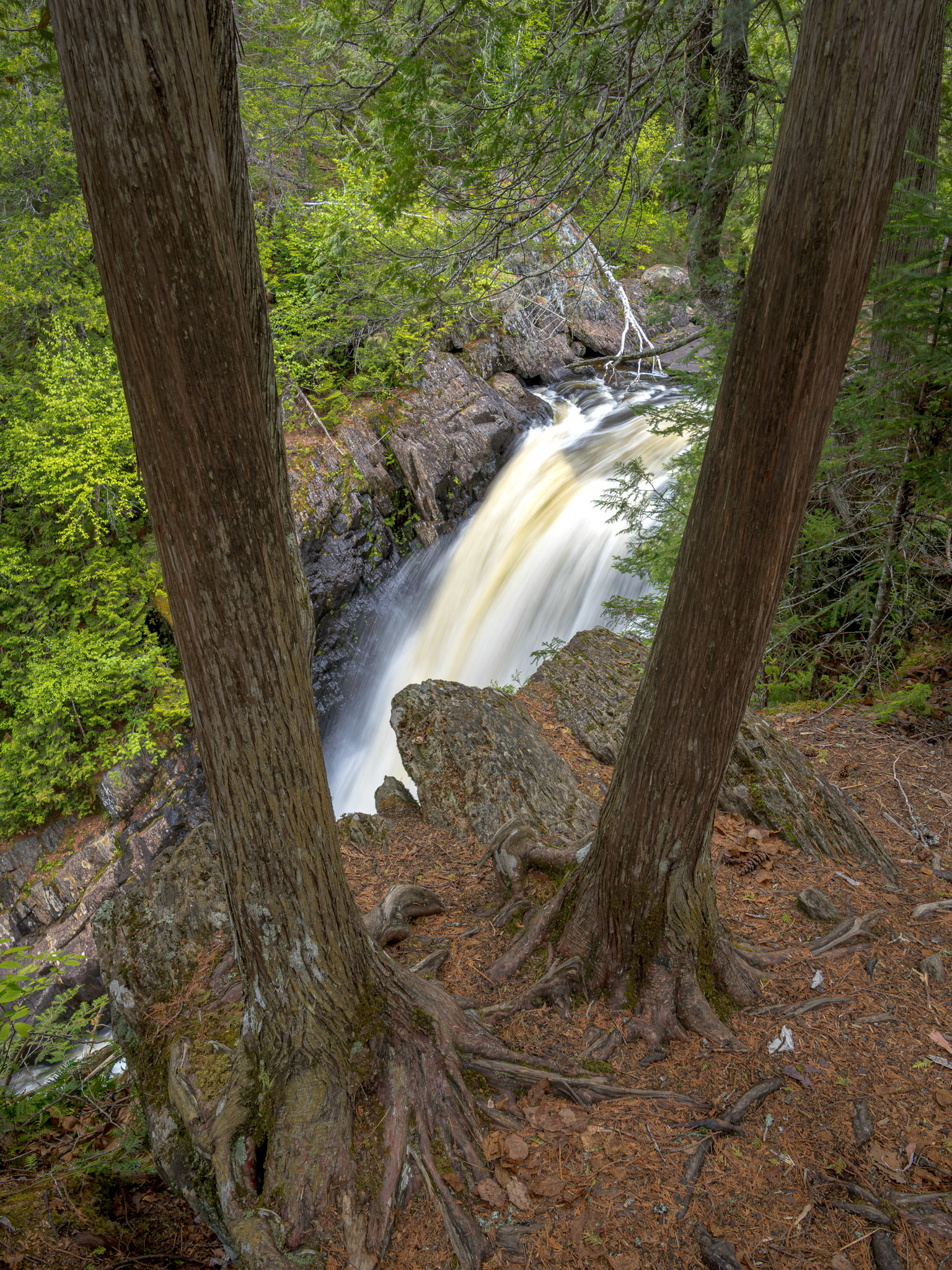 Moxie Falls in Forks, Maine
