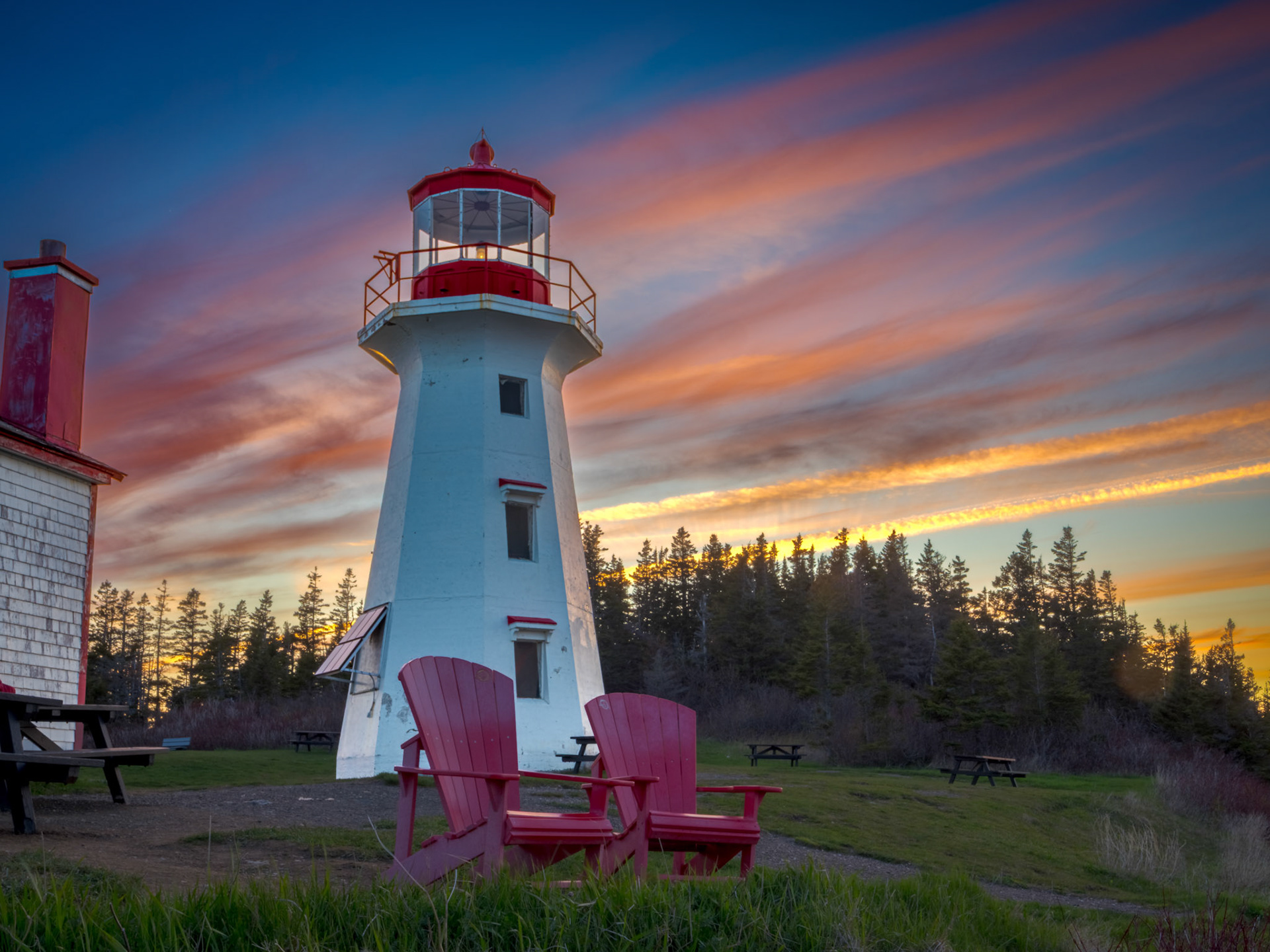 Cap Gaspe Lighthouse in Forillon National Park