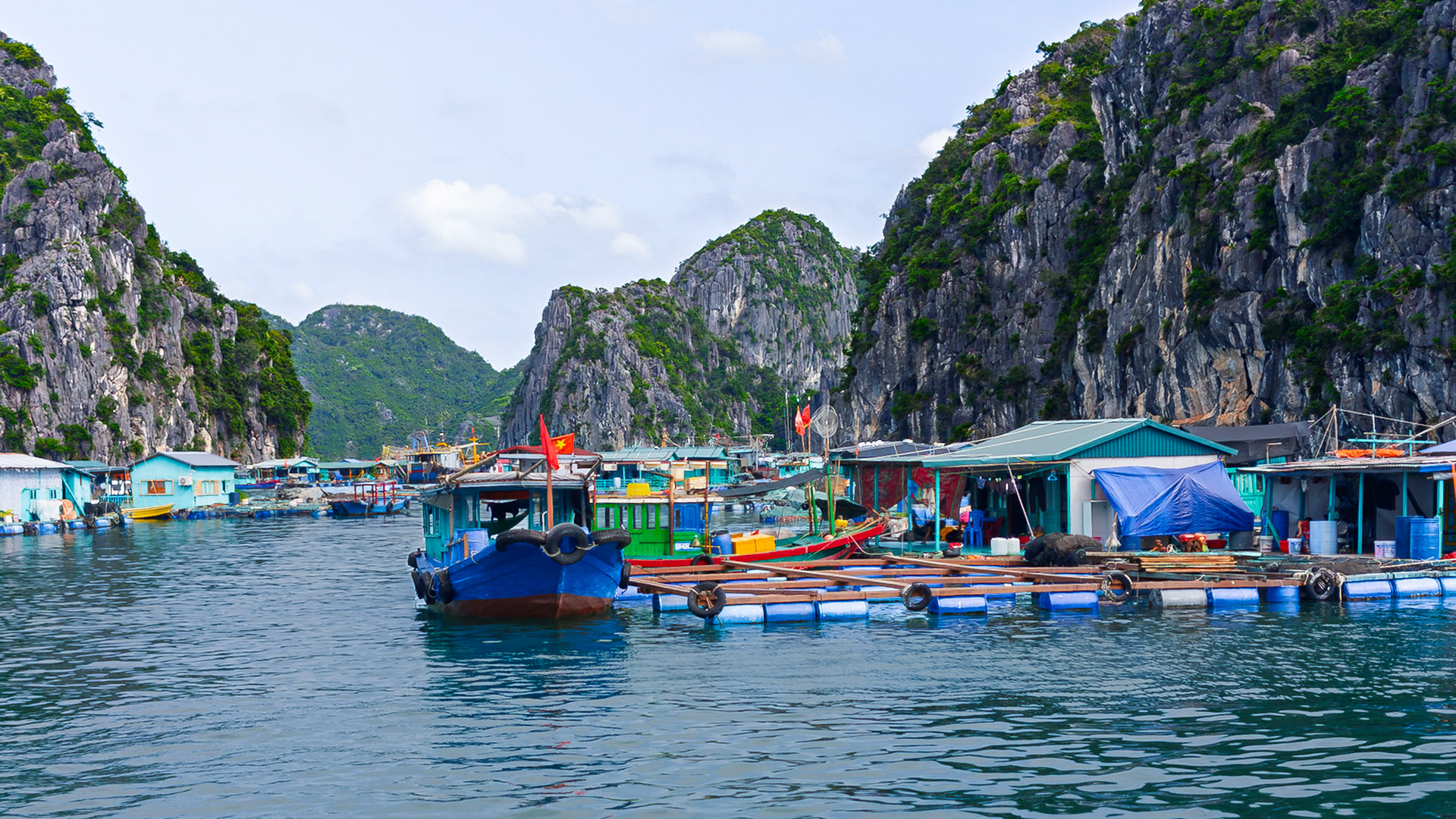 Cat Ba Island -Cai Beo Floating fishing village