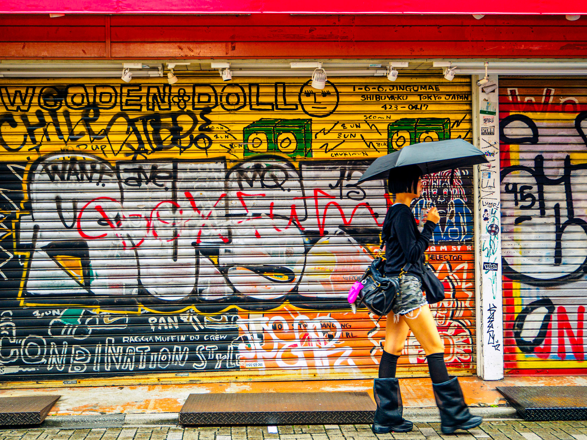 Harajuku neighborhood