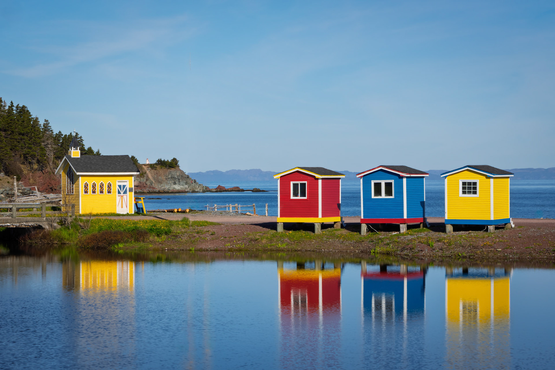 Cavendish Fishing Sheds