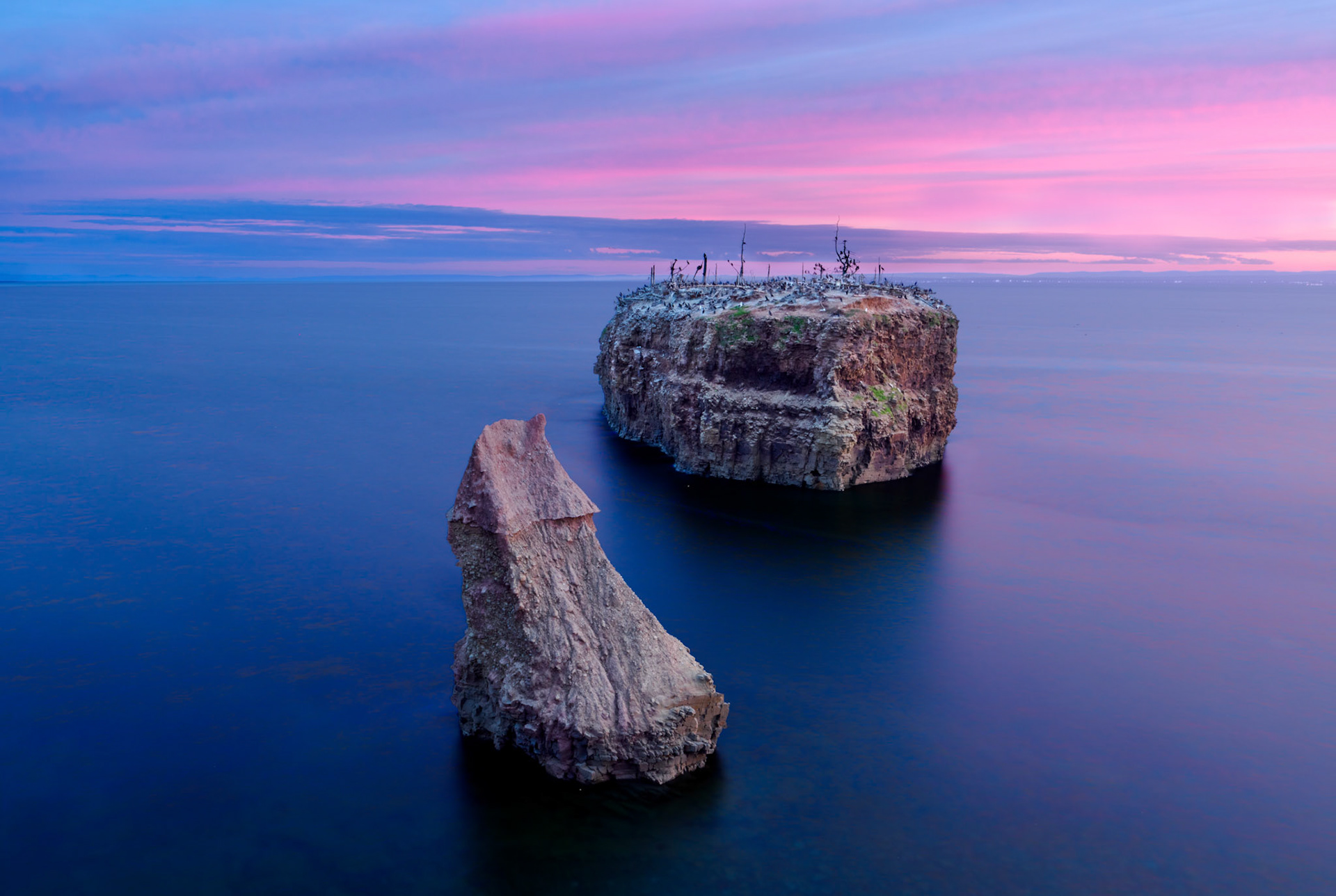 Pokeshaw Rock sunrise