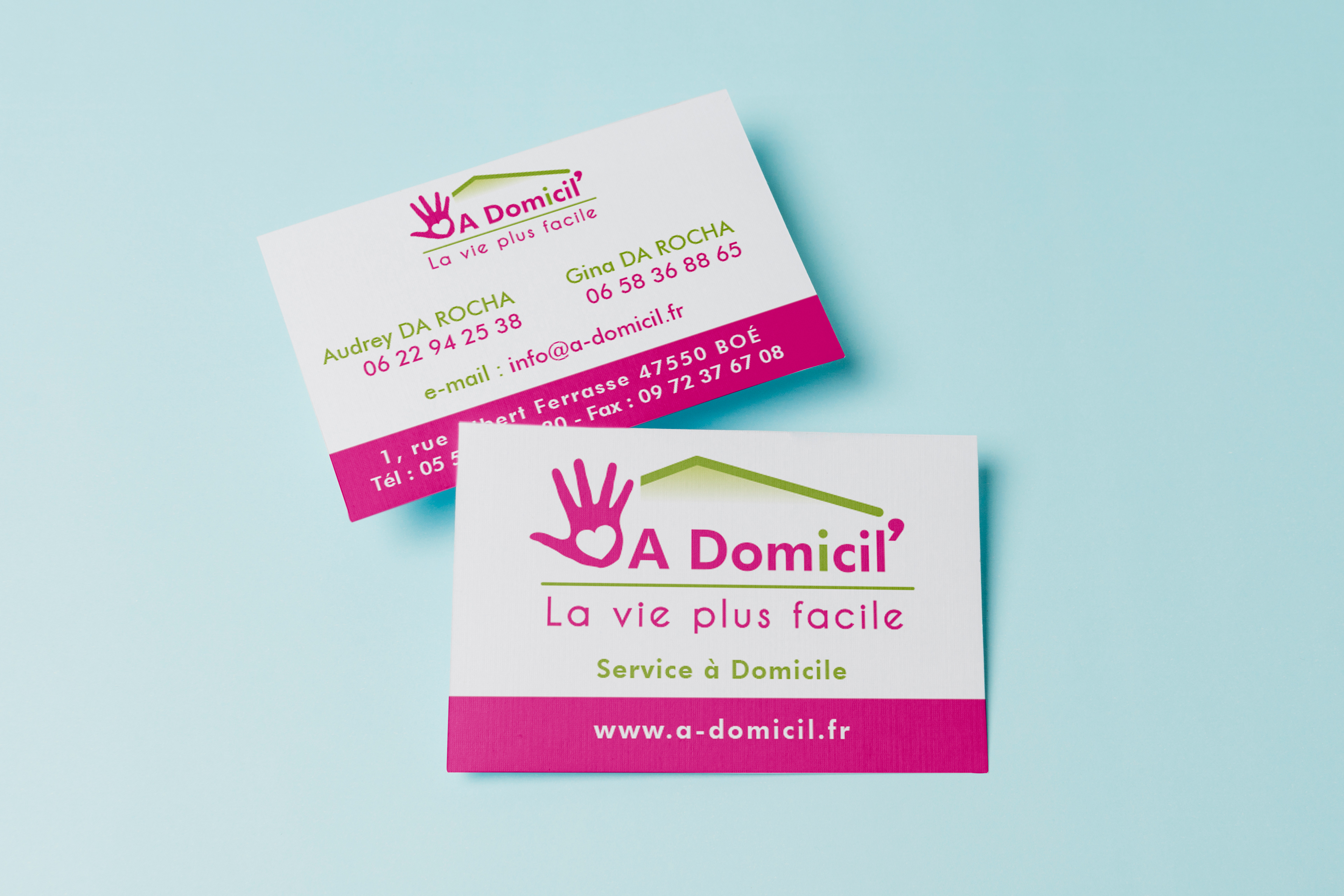Cartes de visite recto/verso