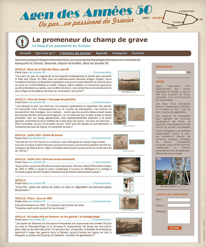 Panneau témoignage pour l'exposition