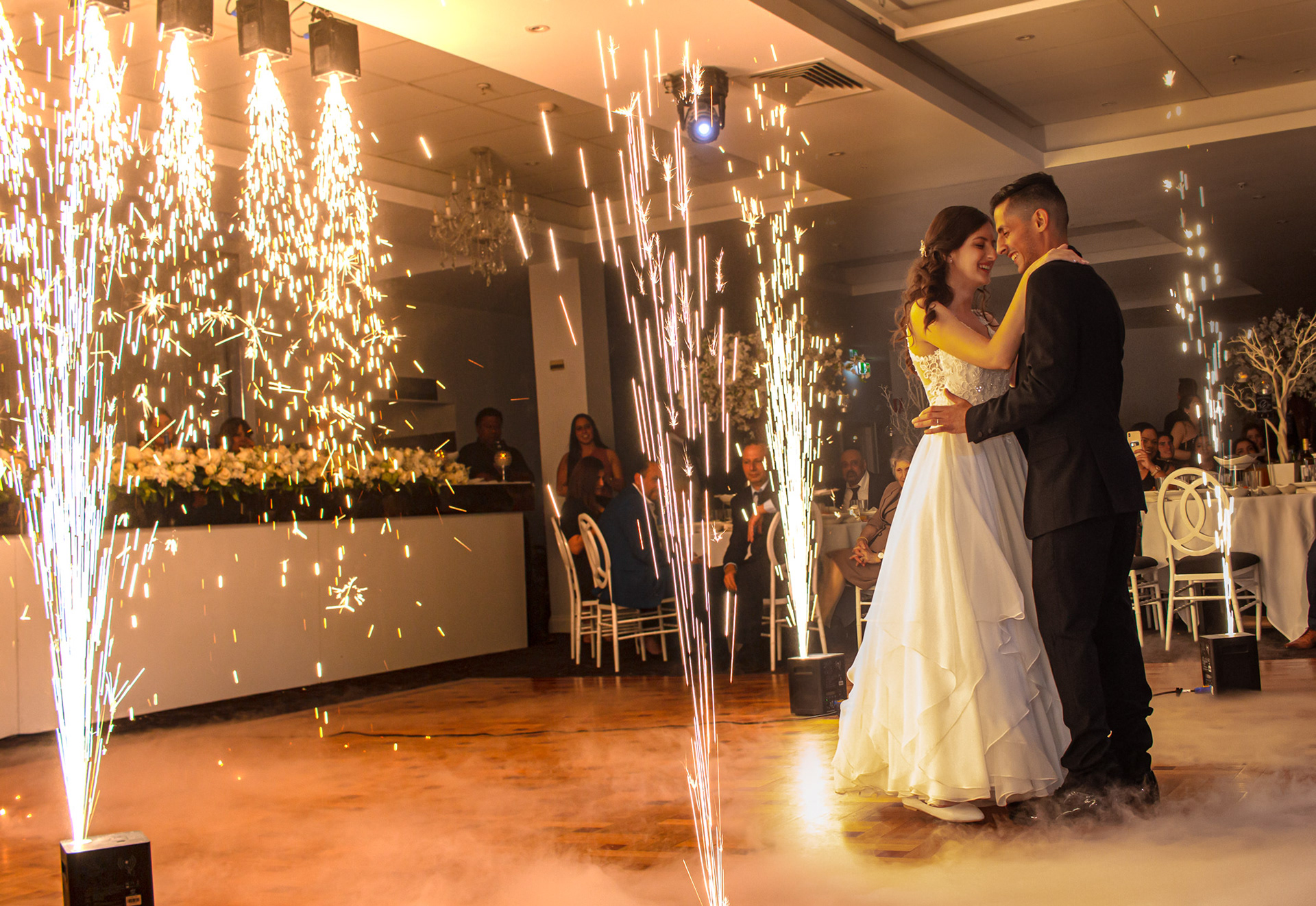 27 Oct - Mathew & Vanessa - First Dance with Pyrotechnics