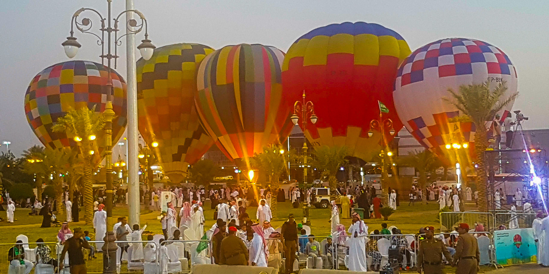 Balloons of Happiness Festival in Tabuk