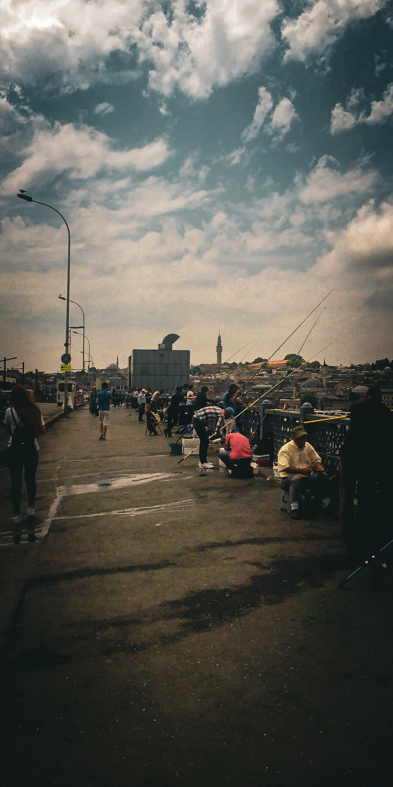 Fishing on Galata Bridge