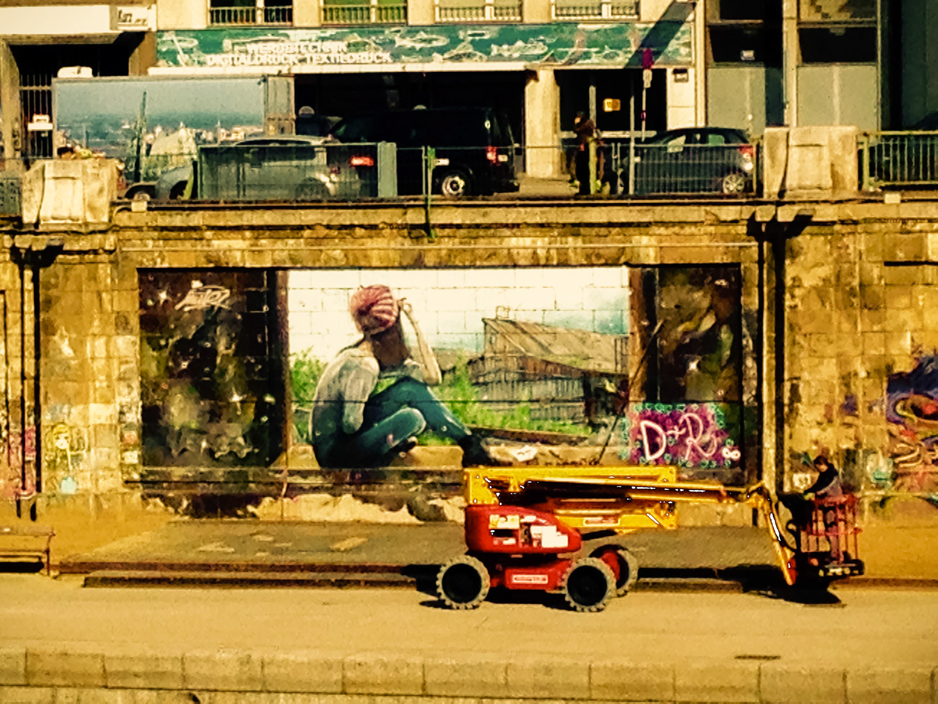 Street Art on the Banks of the River