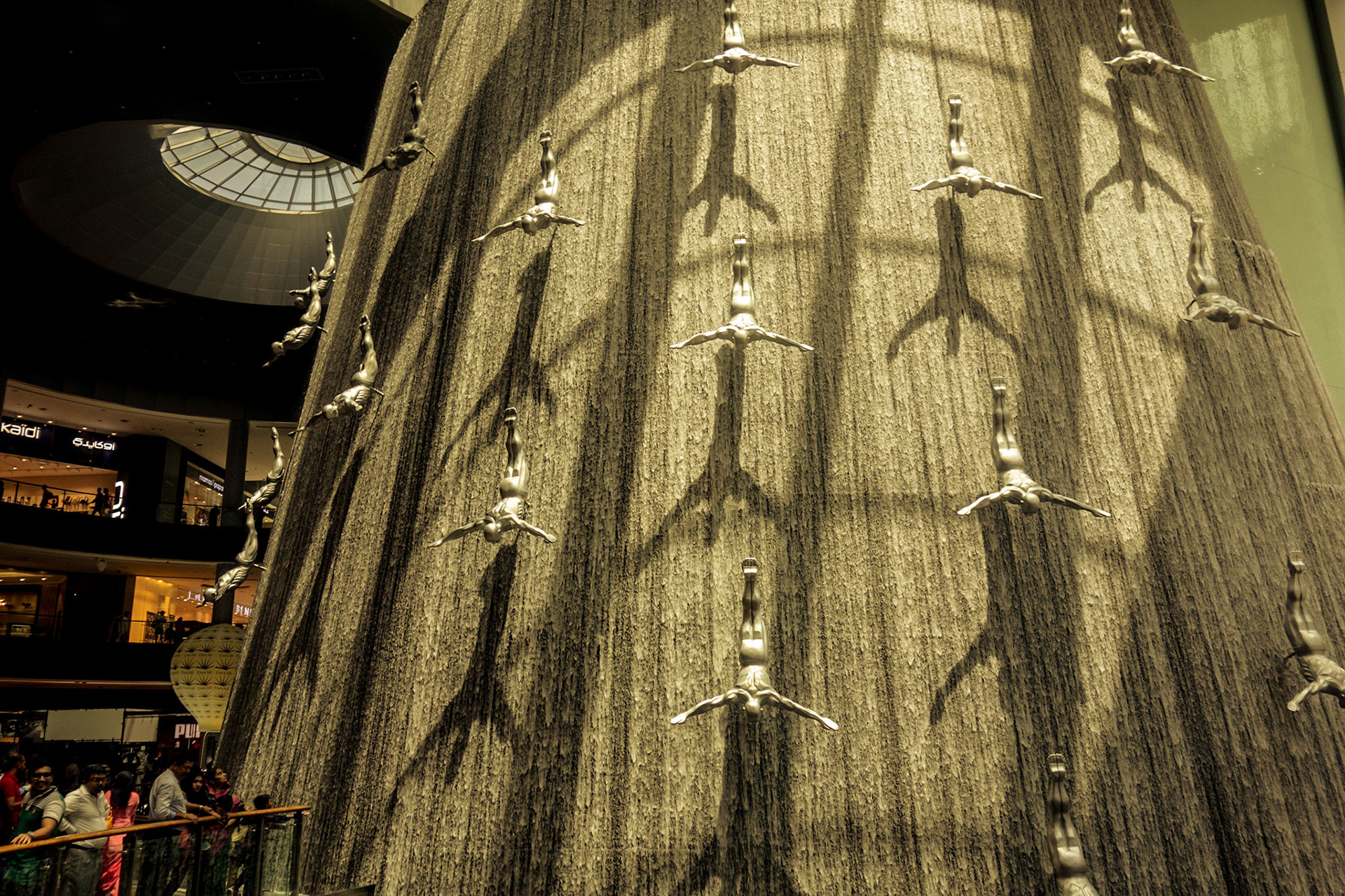 Dubai Mall Waterfall