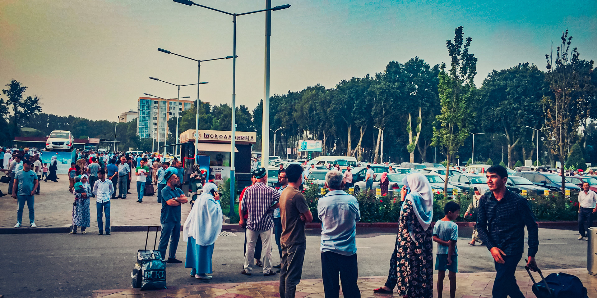 Scenes at Dushanbe Airport