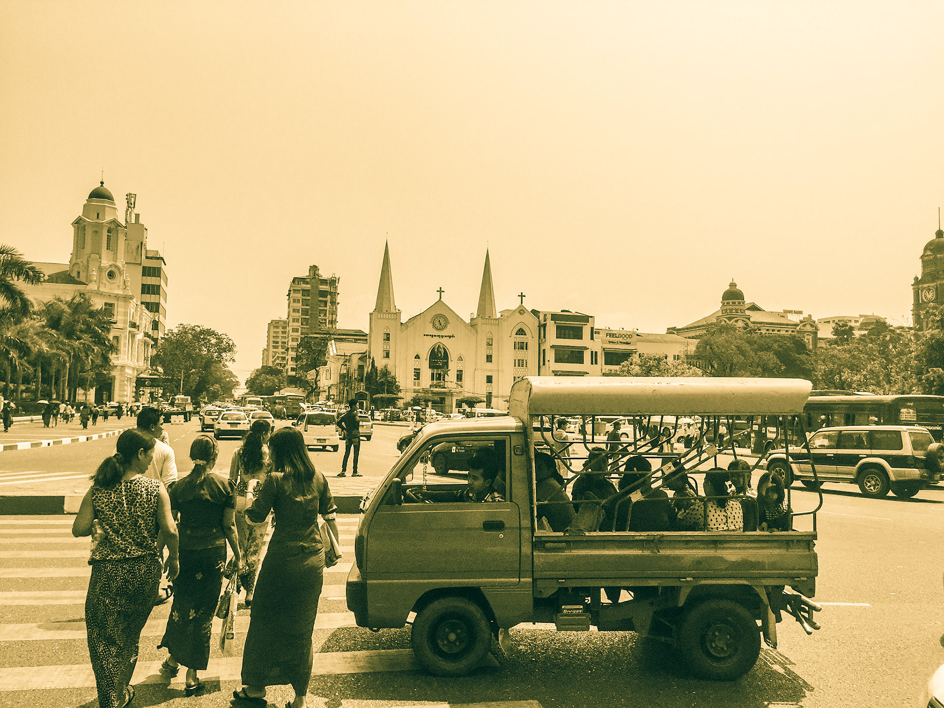Streets of Yangon