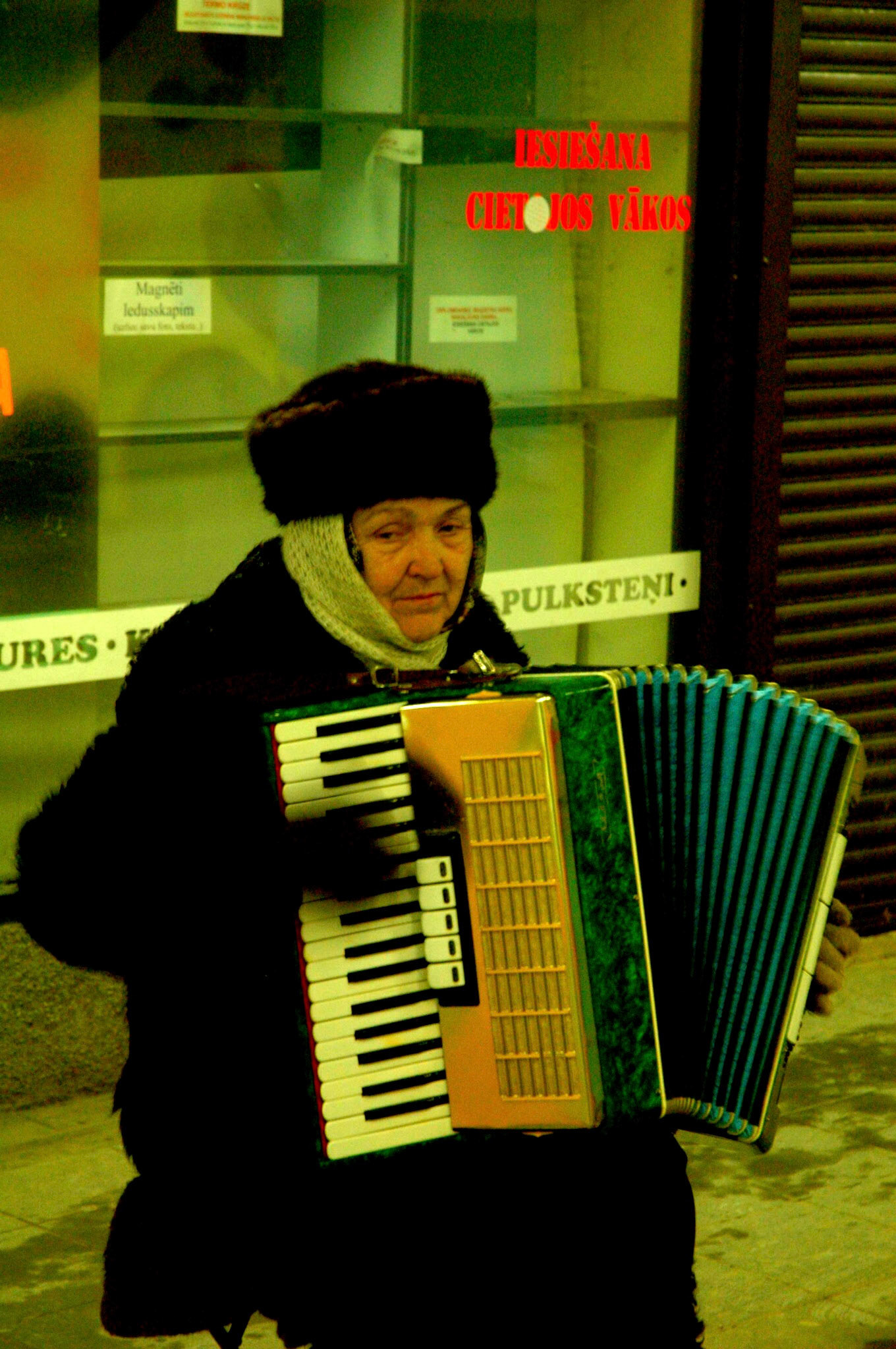 Accordion Player in Riga