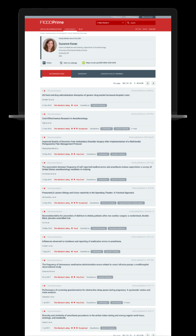 Article page One of the main component of this website, scientific articles are reviewed by experts for other scientists to consult.