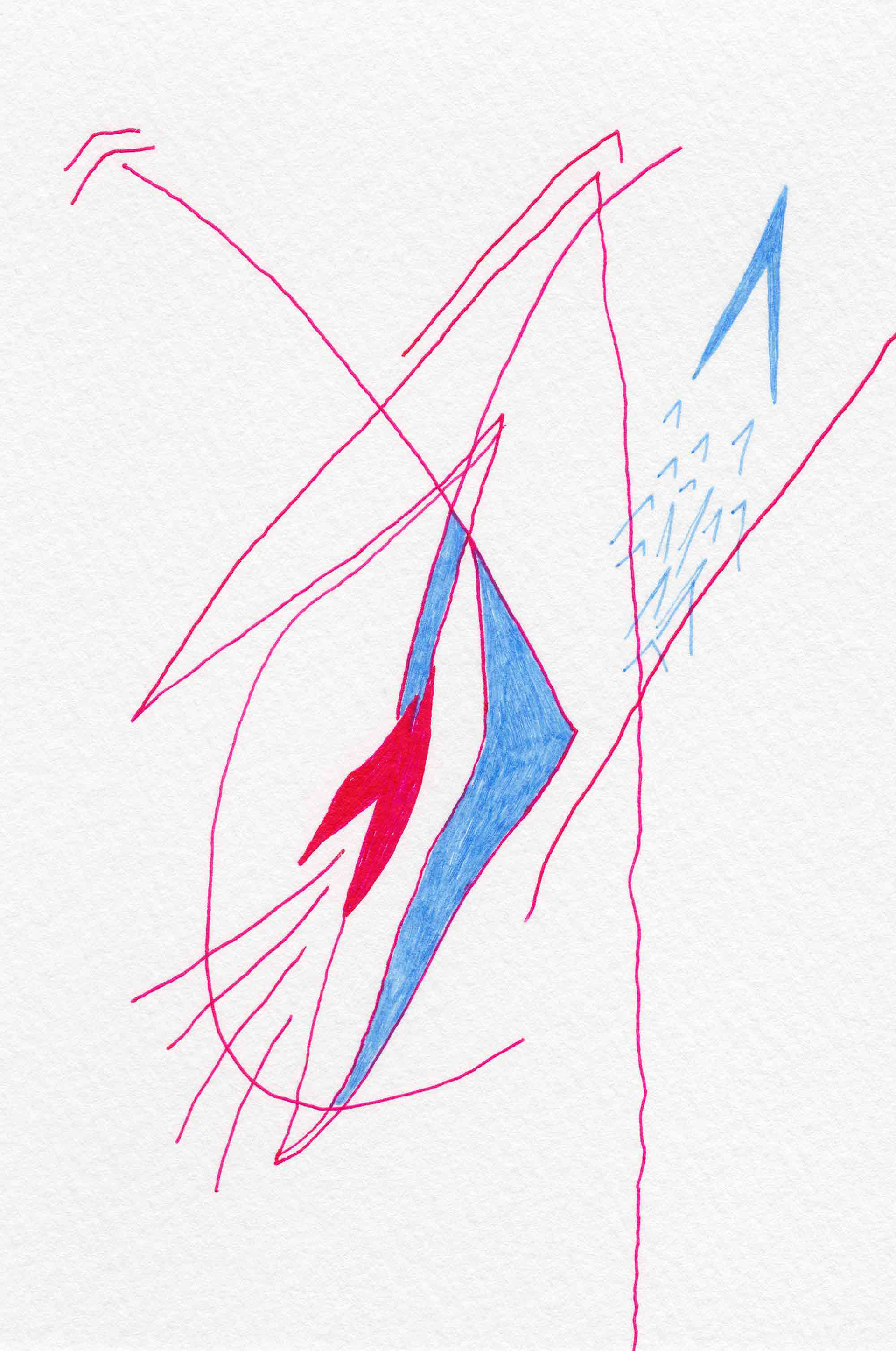 Playground [#SS14DW078]  2014, Pen on Paper, 5.8 x 3.9 in. / 148 x 100 mm