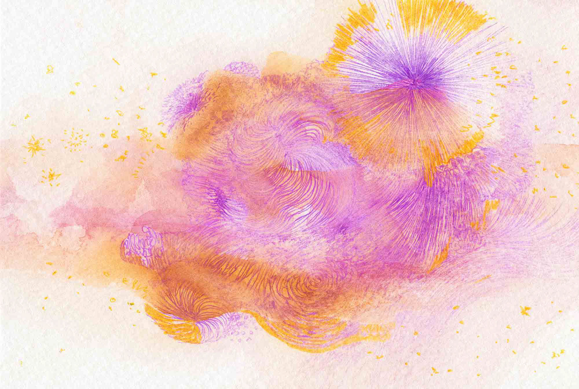 Dream [#SS16DW056] 2016, Watercolor and Pen on Acid-free Paper, 3.9 x 5.8 in. / 100 x 148 mm