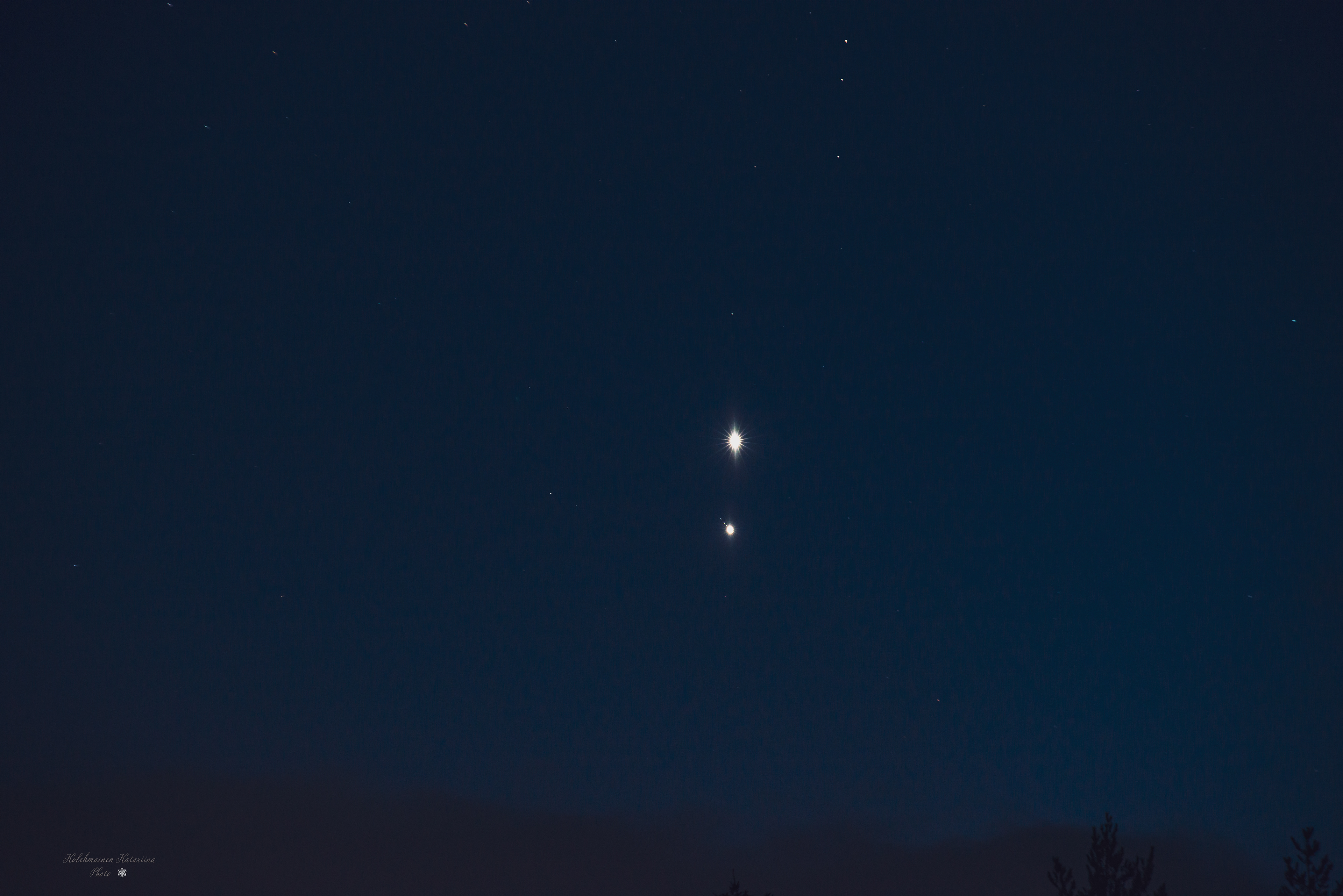 Jupiterin ja Venuksen kohtaaminen