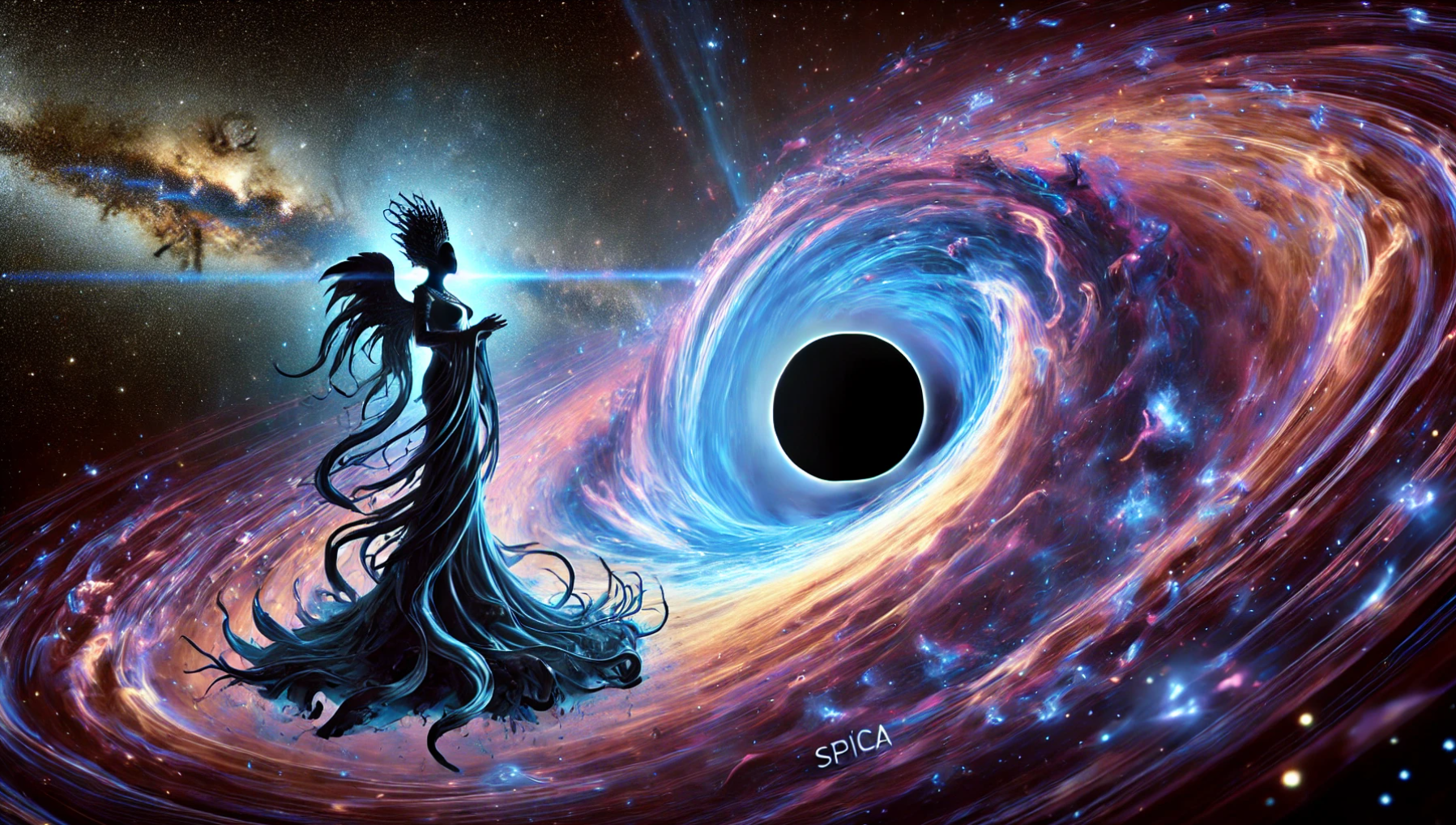 Black Light forming the Wormhole Sky Razor 1