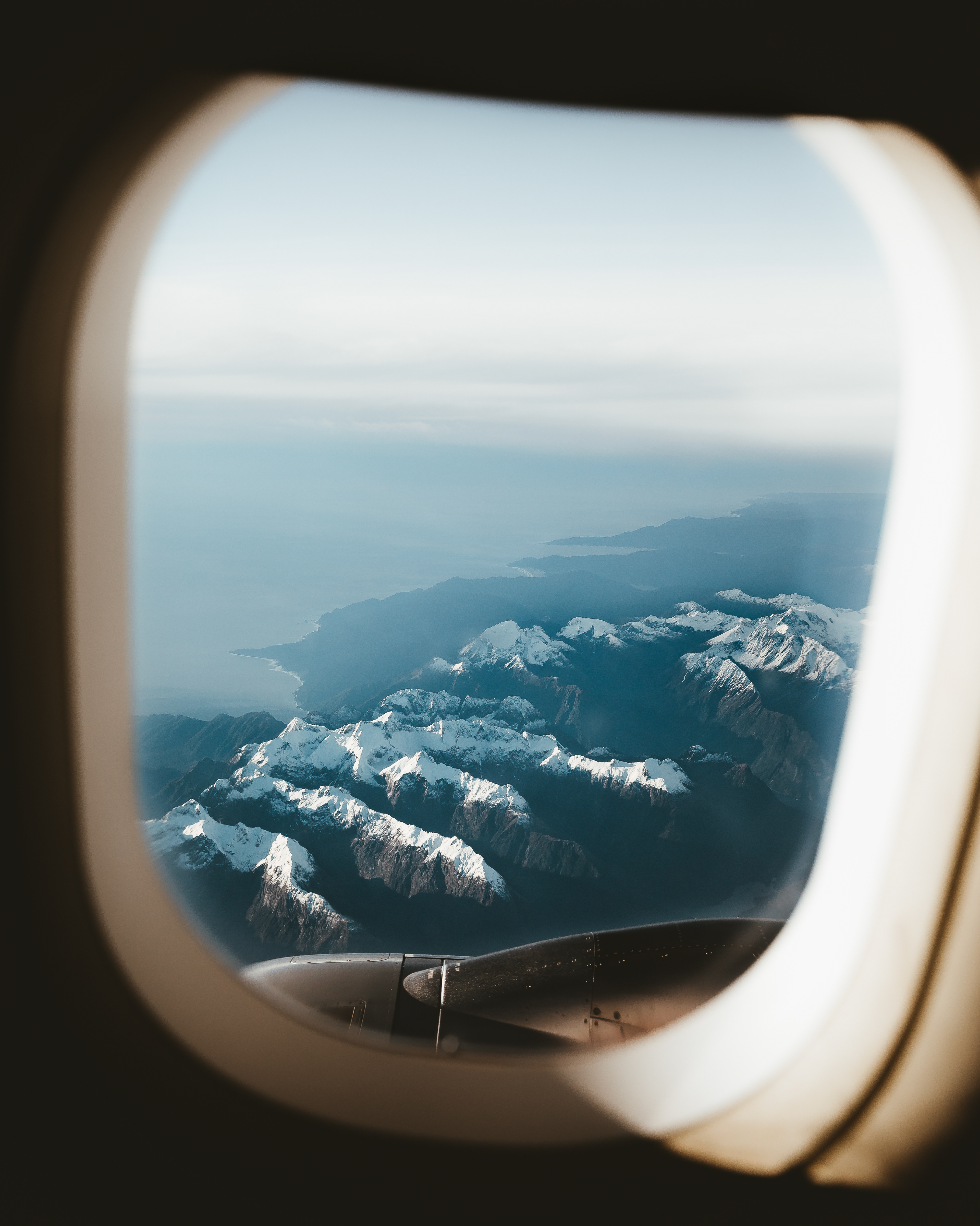 Plane View of New Zealand