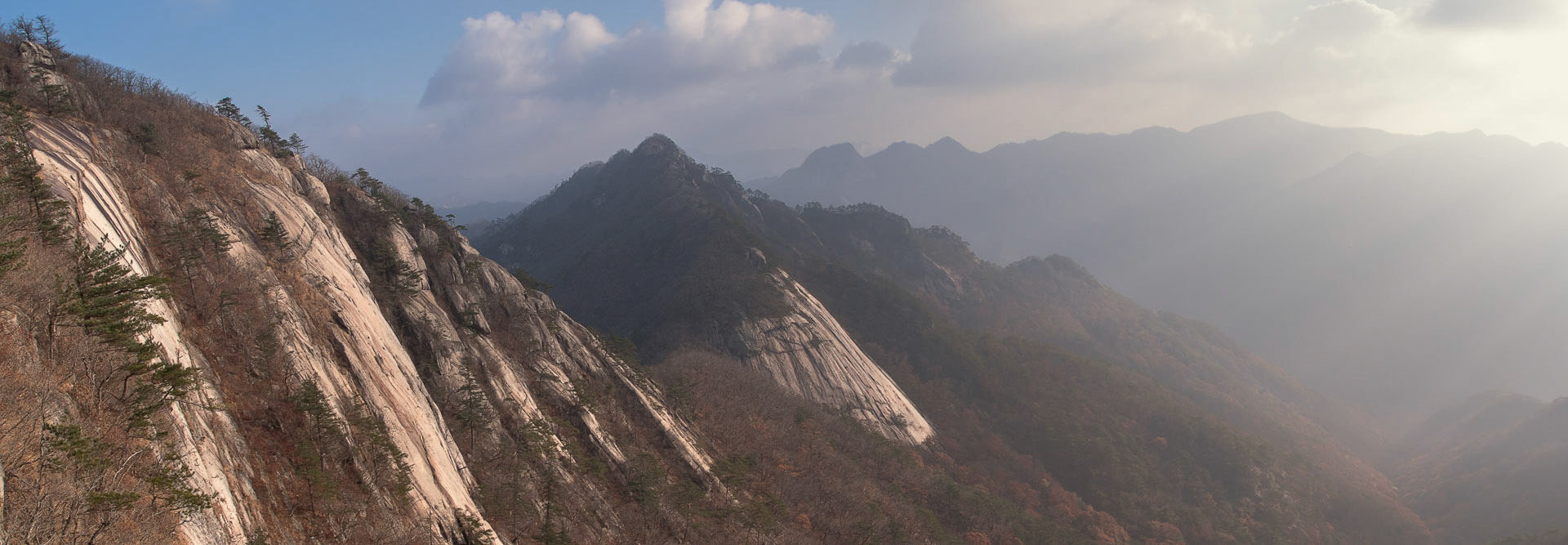 The Baekdu-daegan in Mungyeong-saejae, Mungyeong-si, Gyeongsangbuk-do, RoK (2012).
