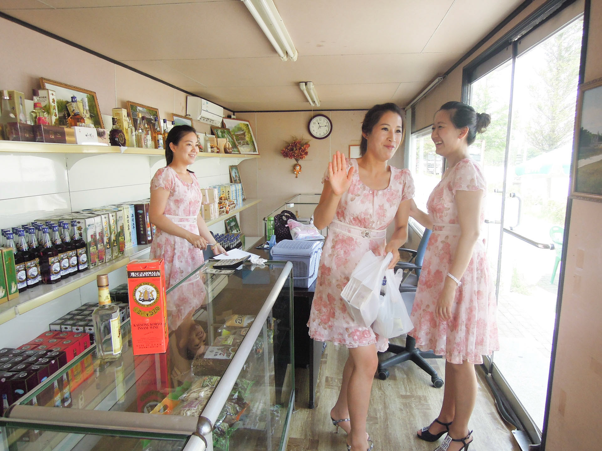 And some North Korean staff in Kaesong Industrial Complex. 