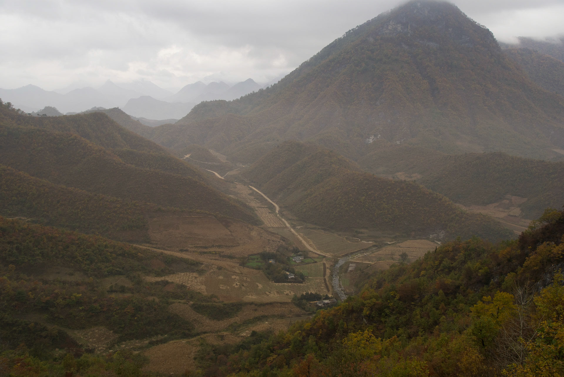 Baekdu-daegan area of Cheonnae-gun in Kangwon-do, DPRK (2011). 
