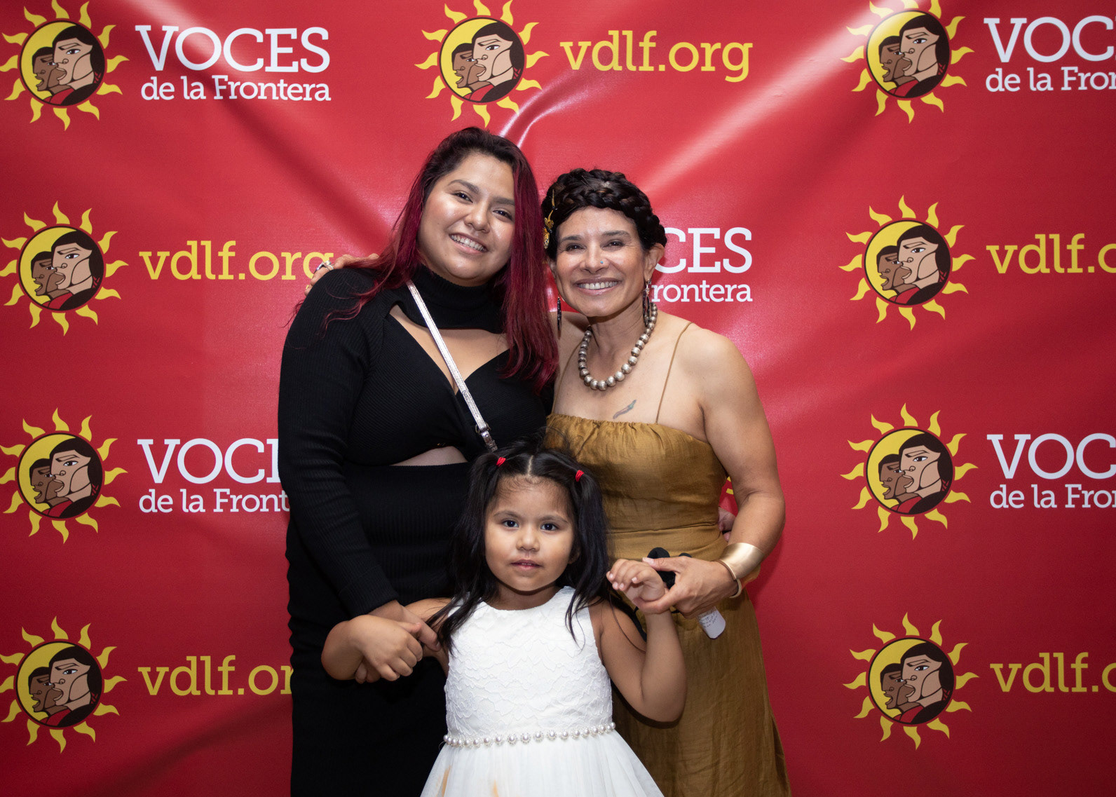 Voces backdrop at the annual Gala in 2023