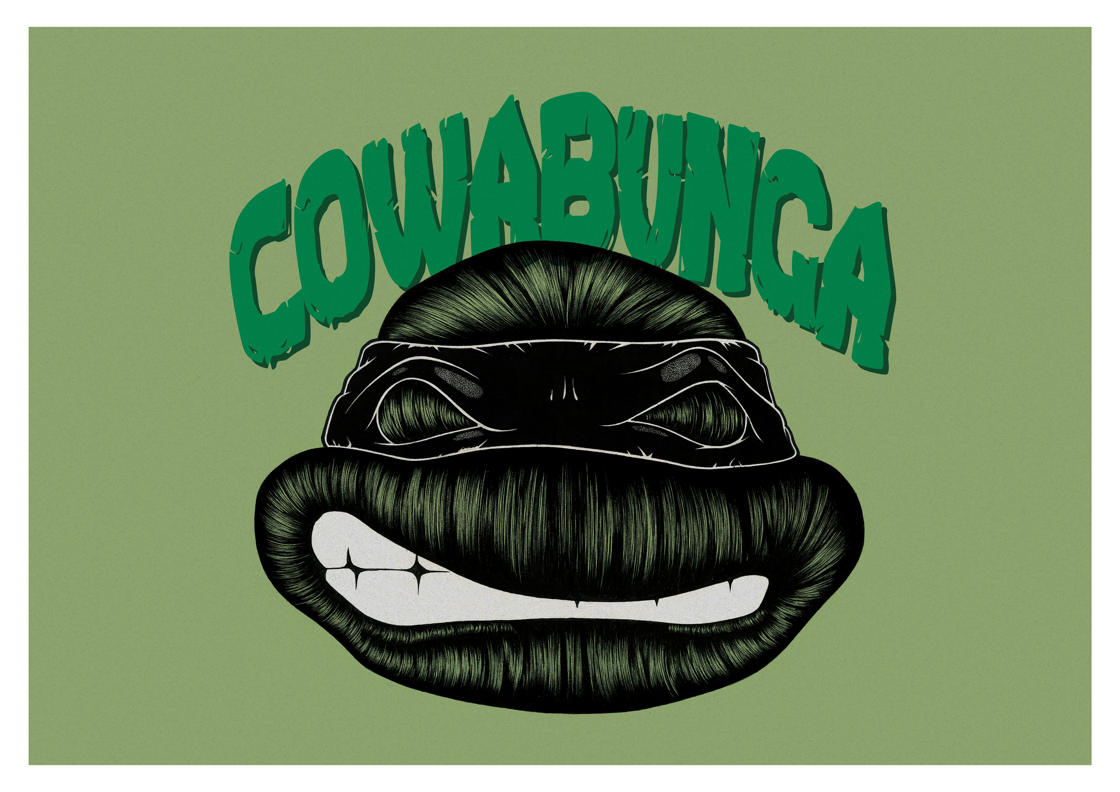 Cowabunga TMNT - Illustration