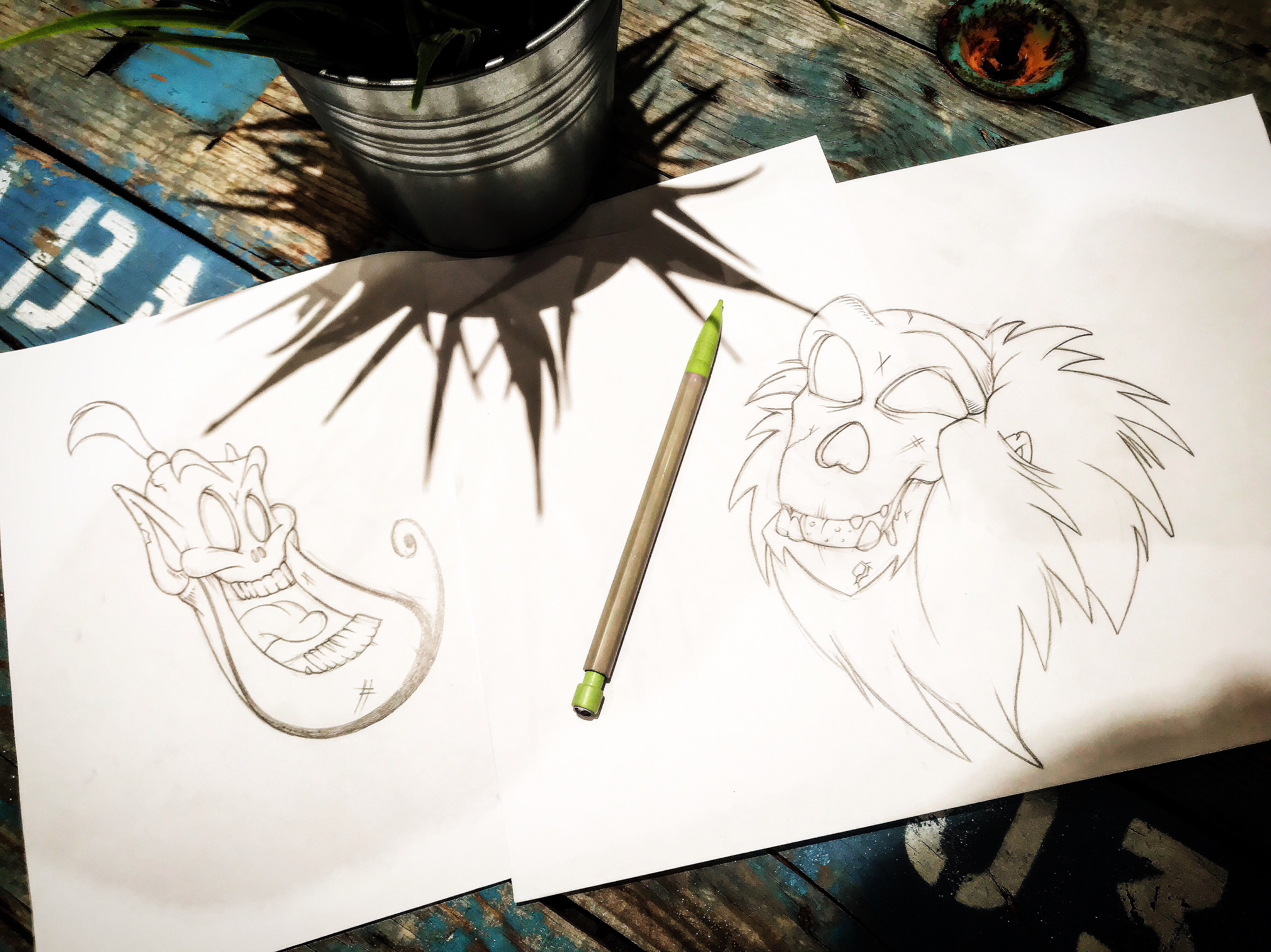 Dead Heroes - Sketches