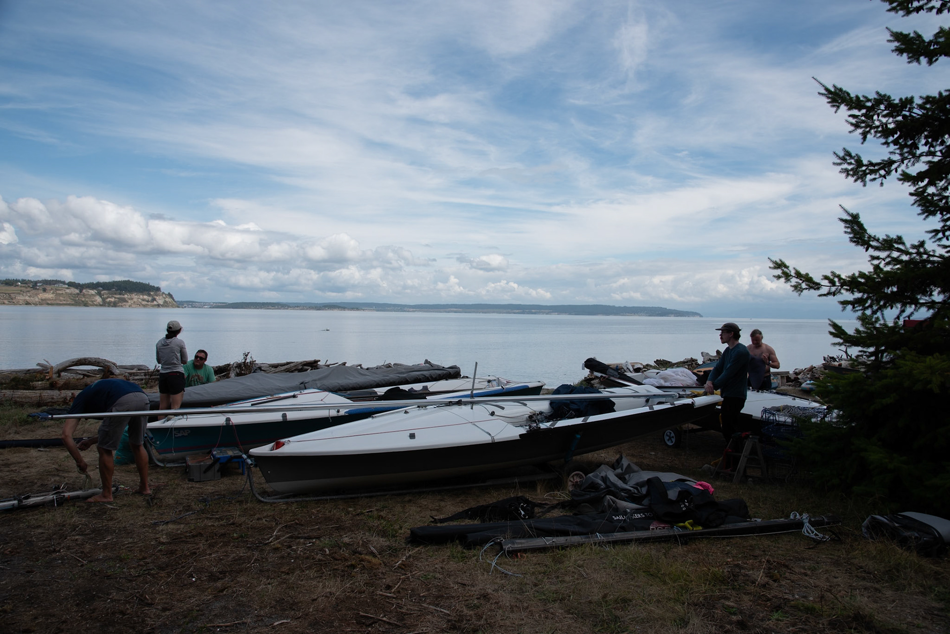 Calm waters on Sunday