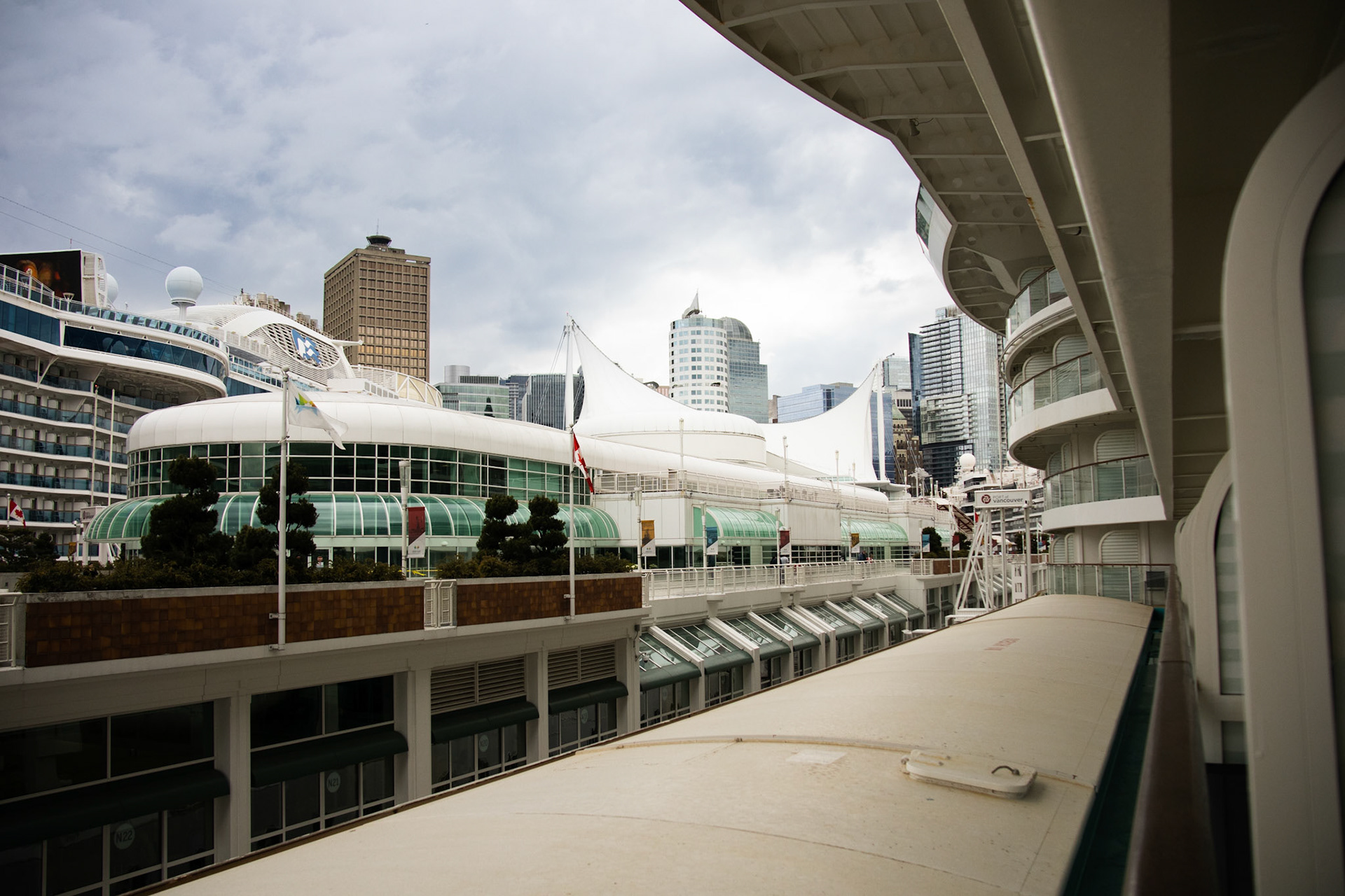 Port of Vancouver & city skyline