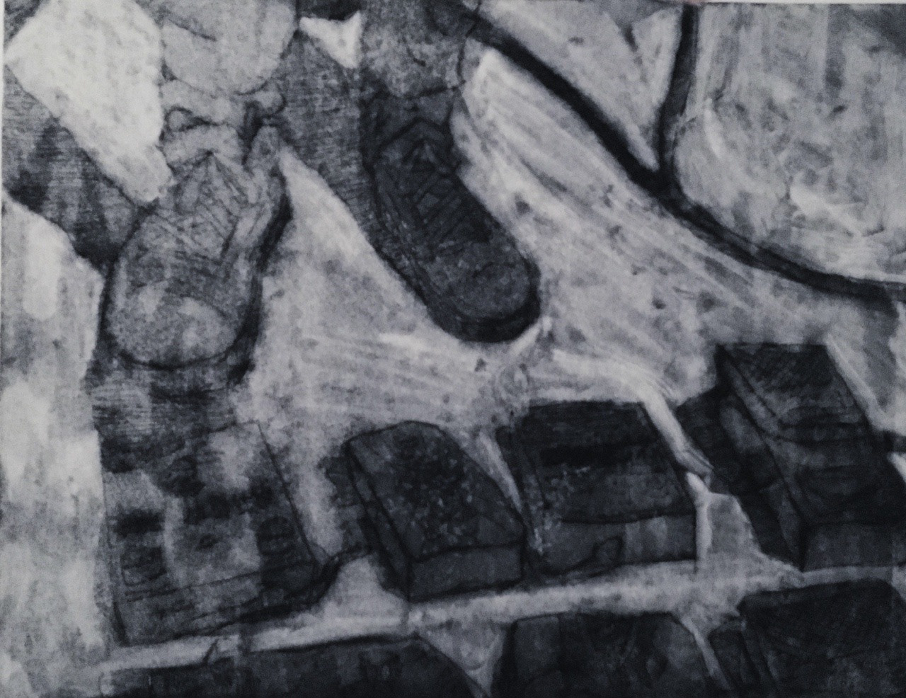 Illustration, dry-point etching