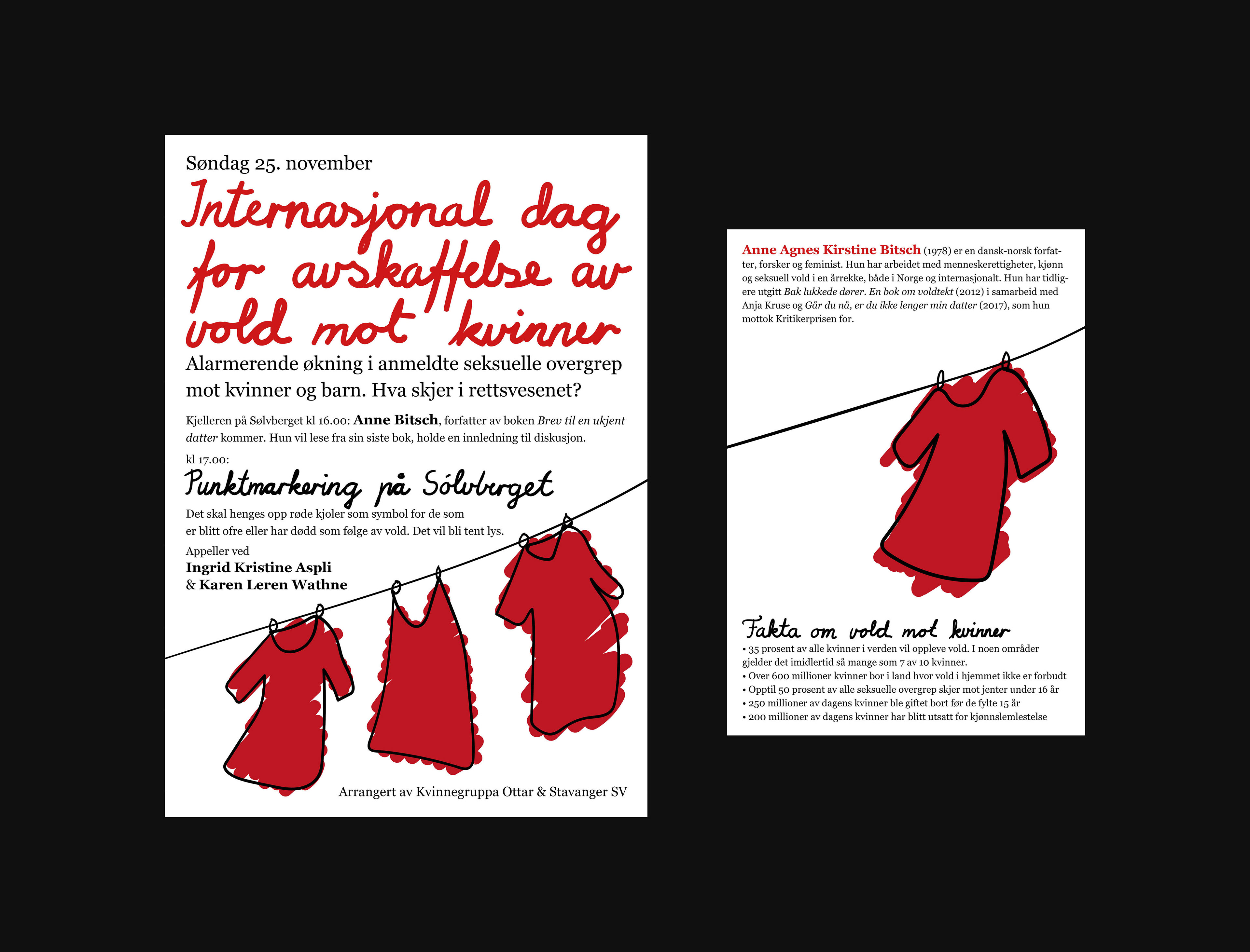 INTERNATIONAL DAY FOR THE ELIMINATION OF VIOLENCE AGAINS WOMEN. Flyer, digital