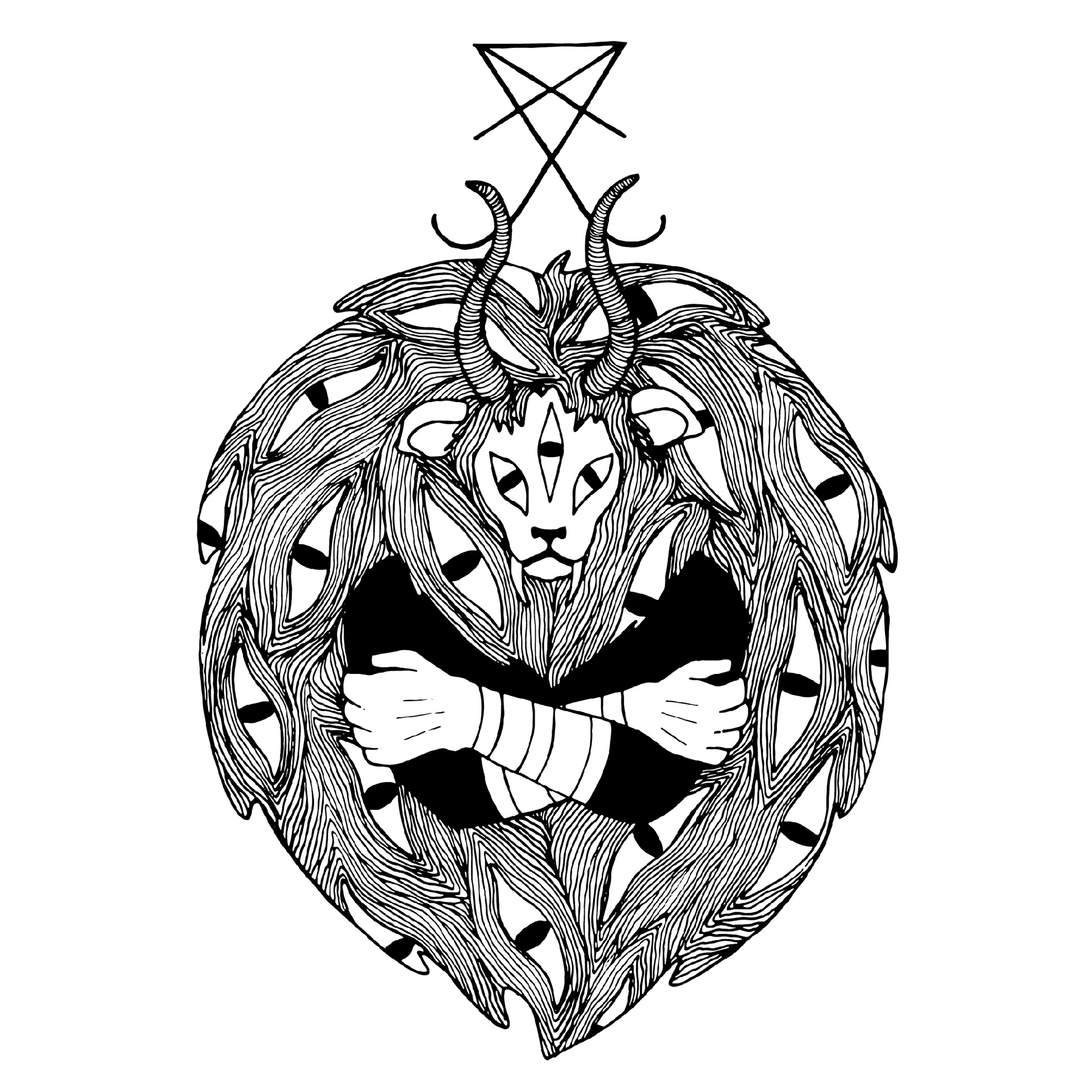 PRIDE. Illustration, ink