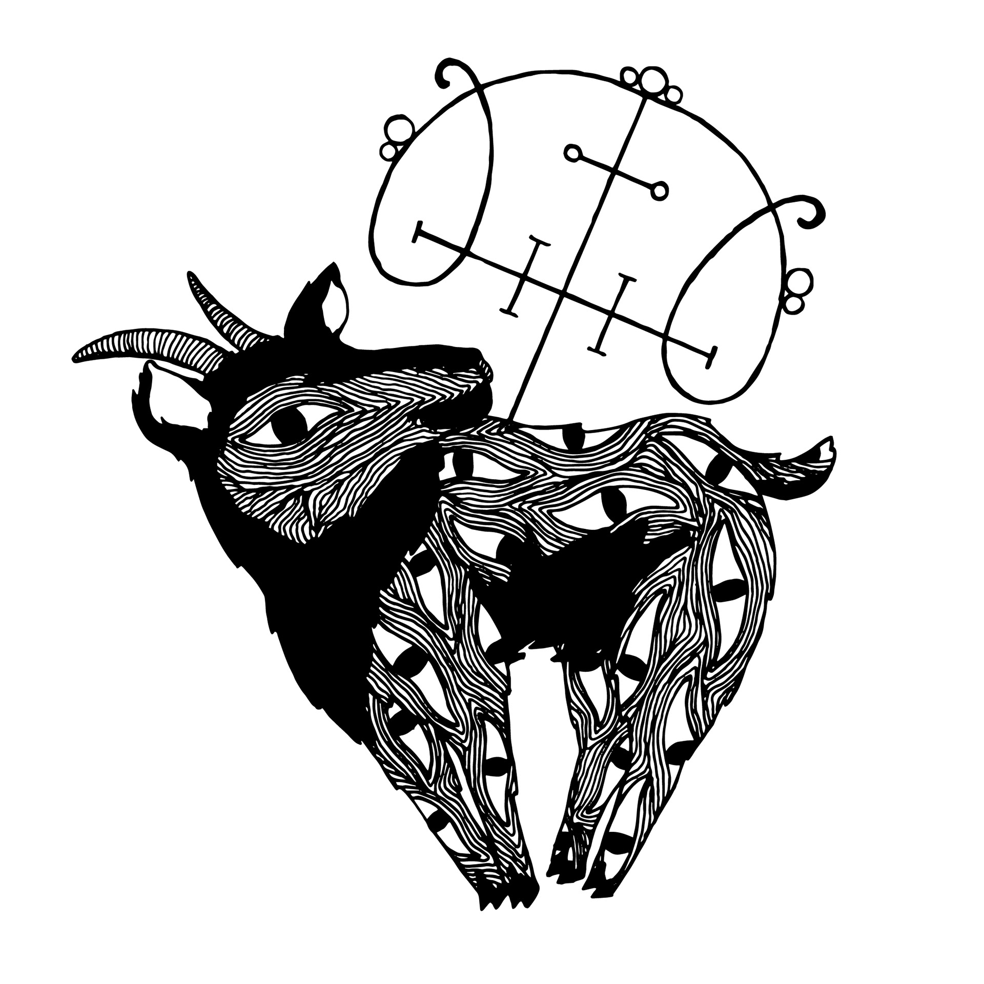 LUST. Illustration, ink