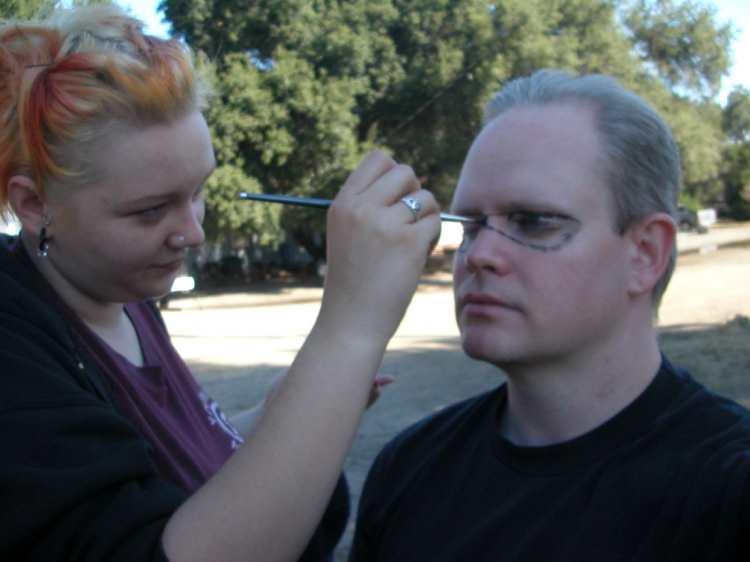 On set of Left Behind