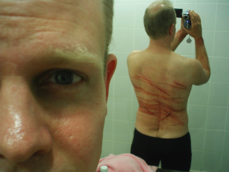 A long day that just wiped me, literally. On Dante's Cove.