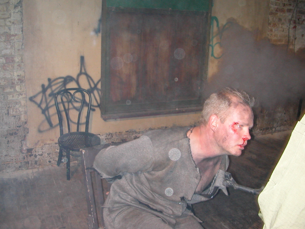 On set of Left Behind